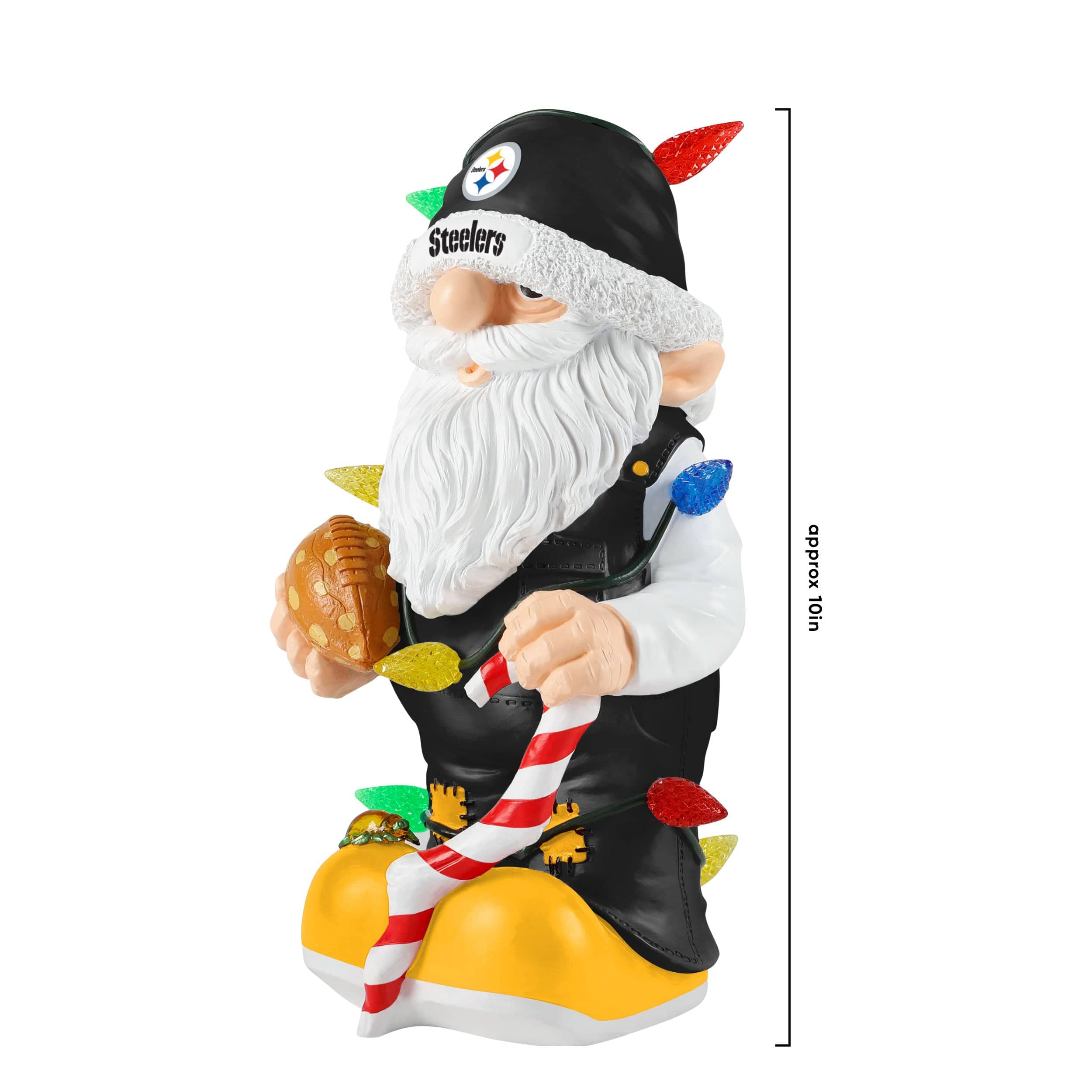 Pittsburgh Steelers NFL Light Up Holiday Gnome - Image 4