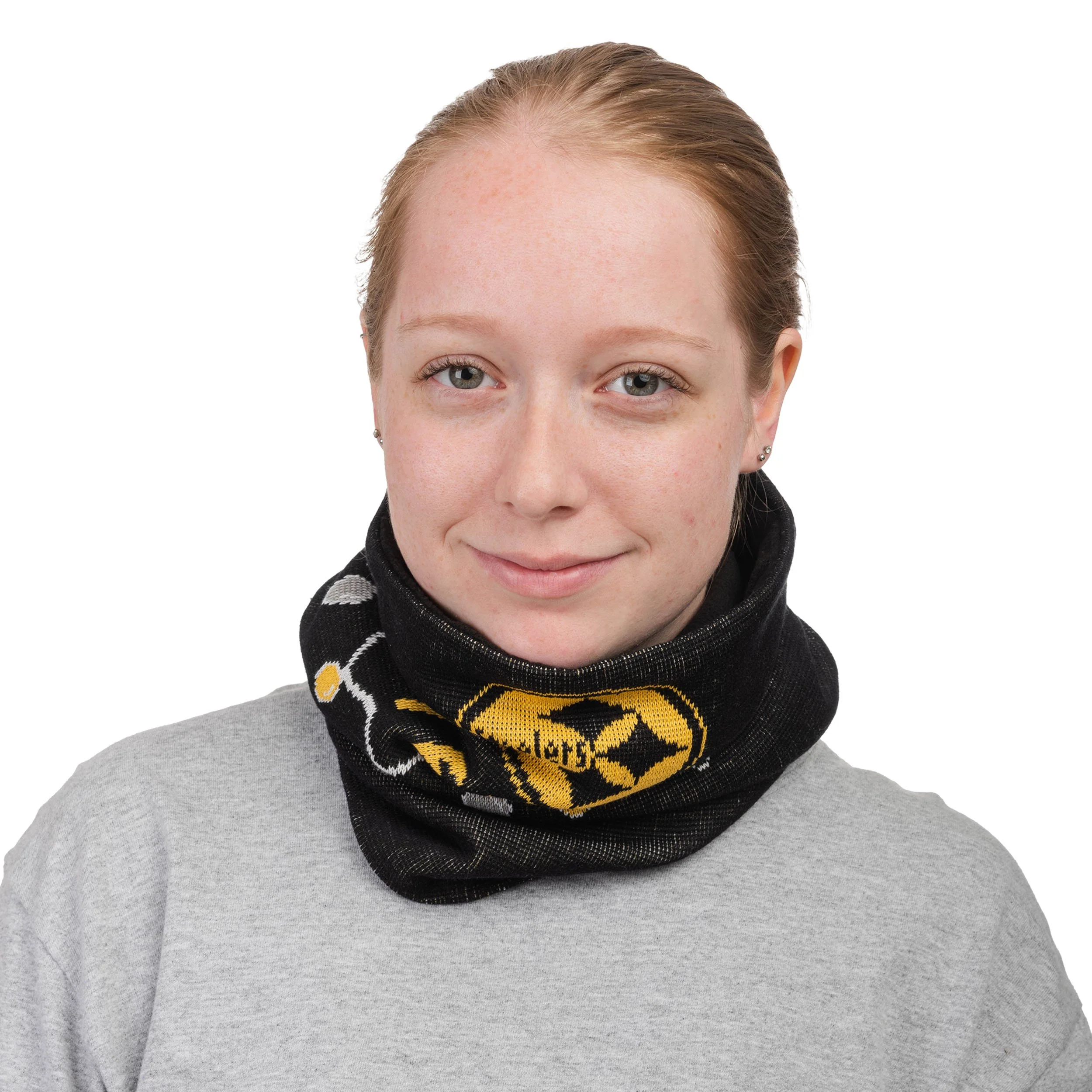 Pittsburgh Steelers NFL Light Up Knit Gaiter Scarf - Image 4