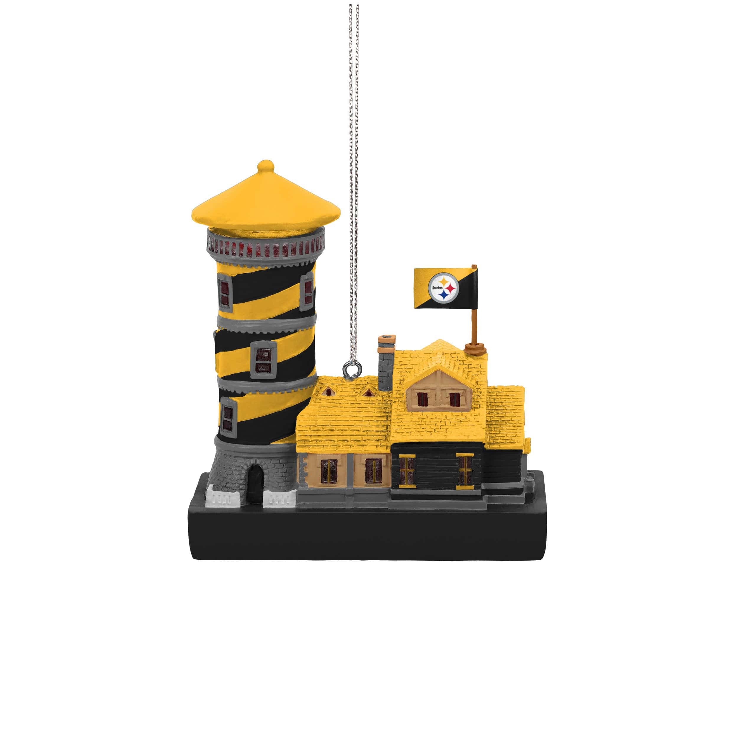 Pittsburgh Steelers NFL Light Up Resin Lighthouse Ornament - Image 3
