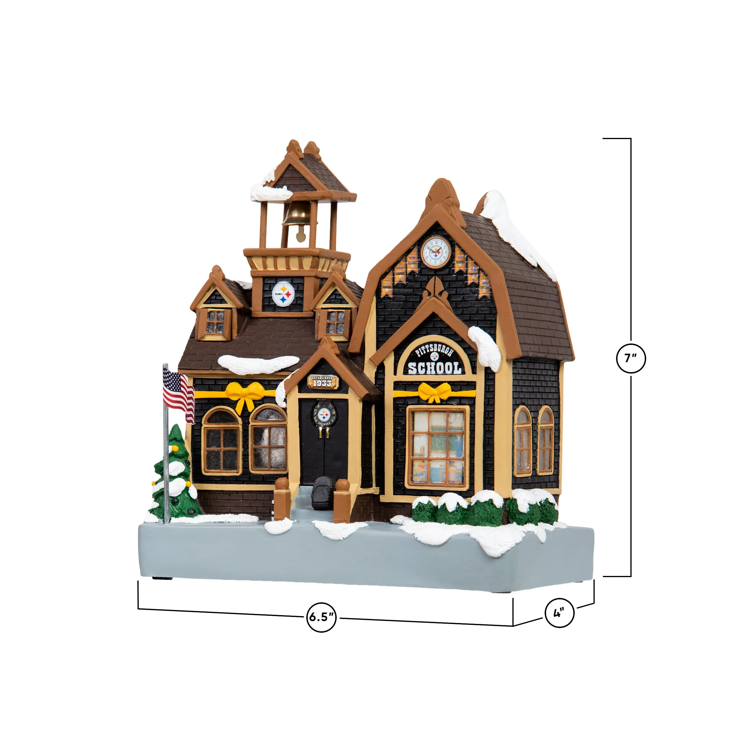 Pittsburgh Steelers NFL Light Up Team Schoolhouse - Image 5