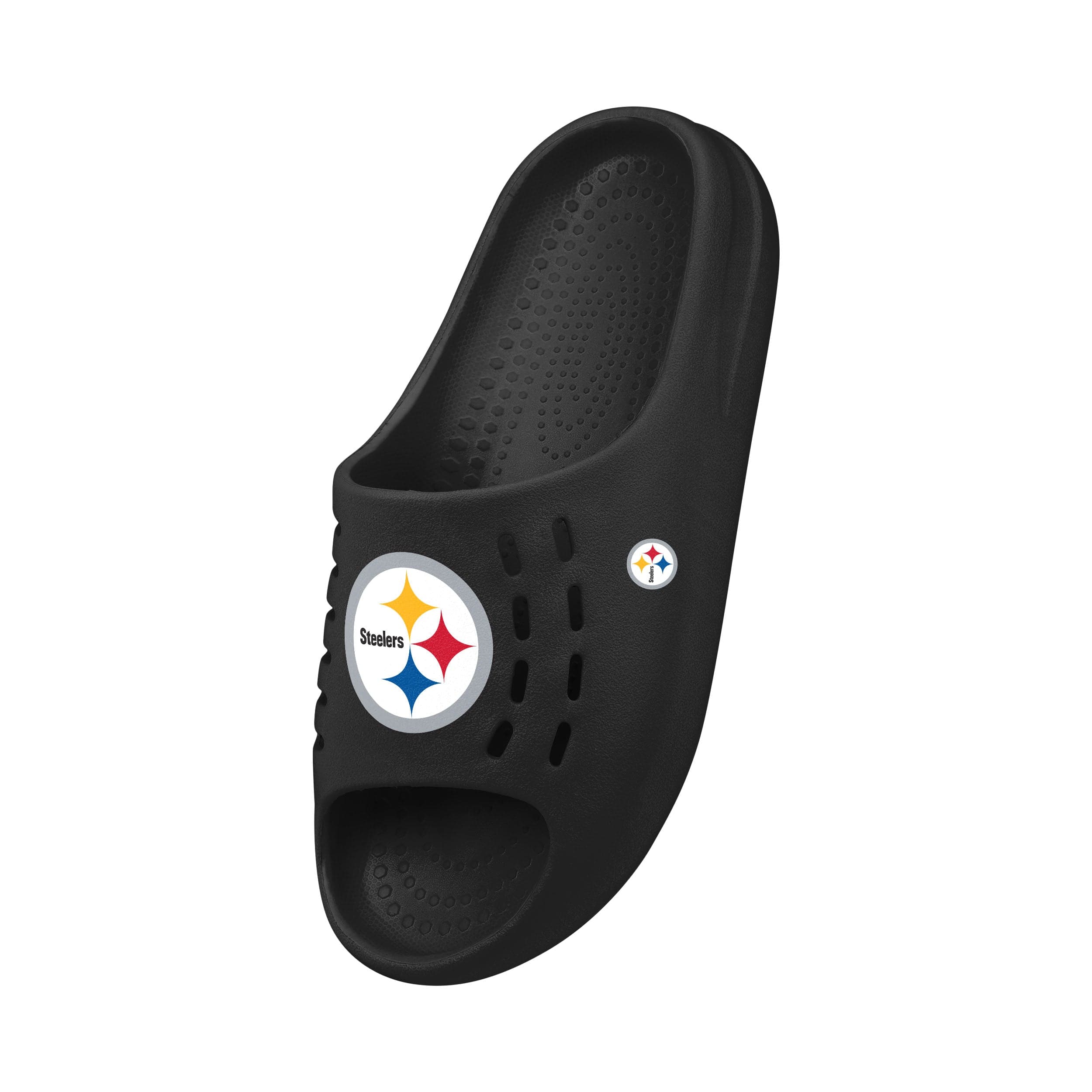 Pittsburgh Steelers NFL Mens Big Logo Chunky Slide - Image 2