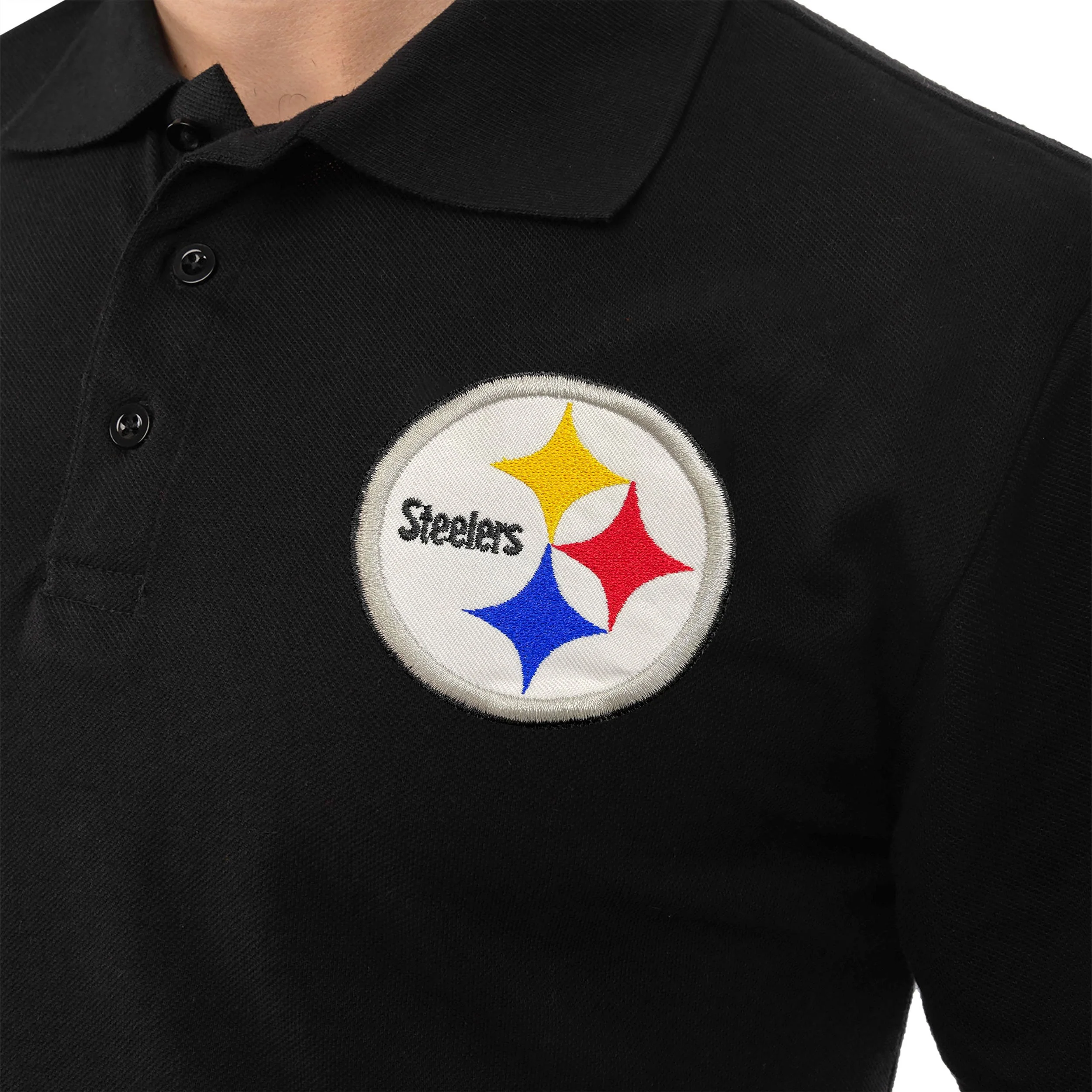 Pittsburgh Steelers NFL Mens Casual Color Polo - Image 3