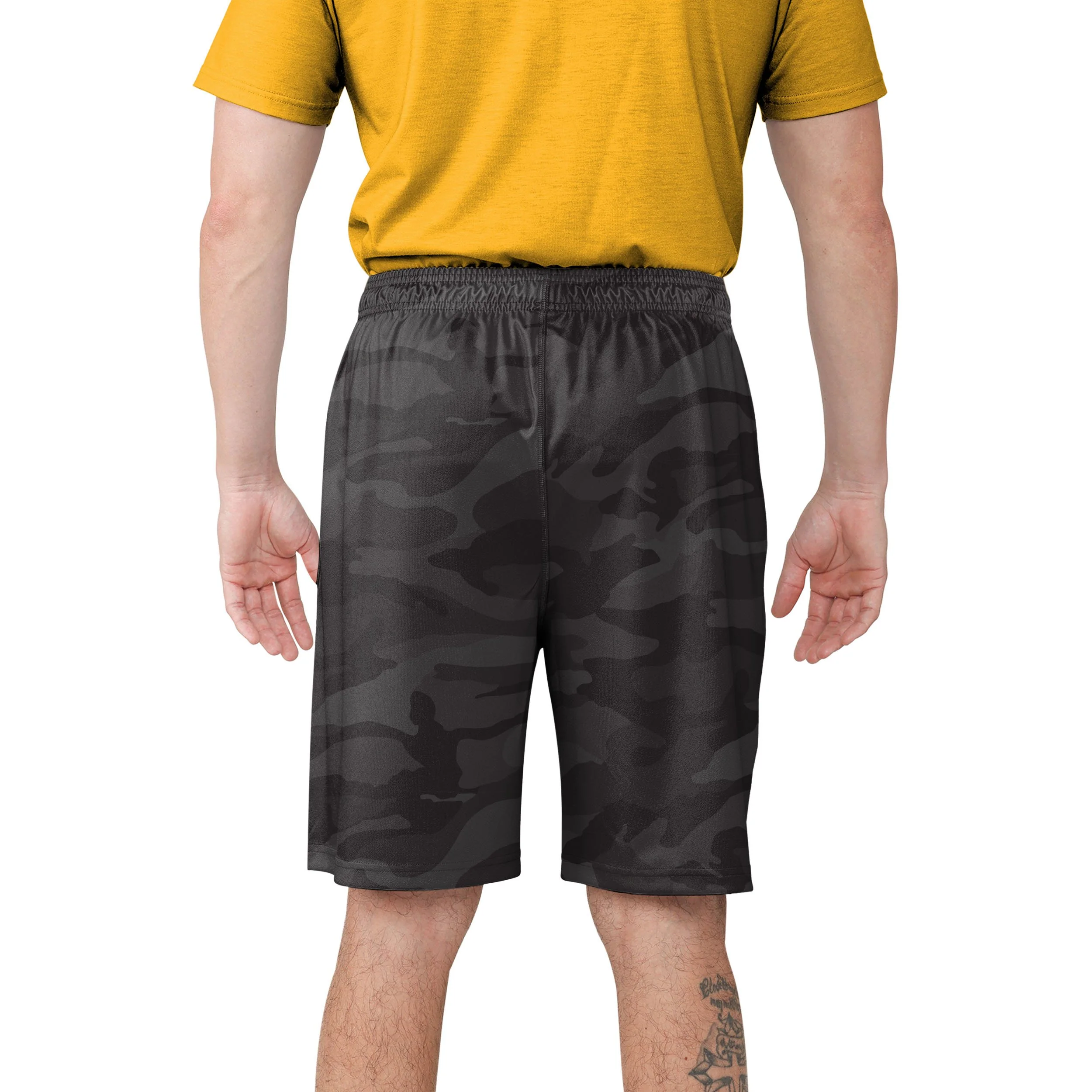Pittsburgh Steelers NFL Mens Cool Camo Training Shorts - Image 3