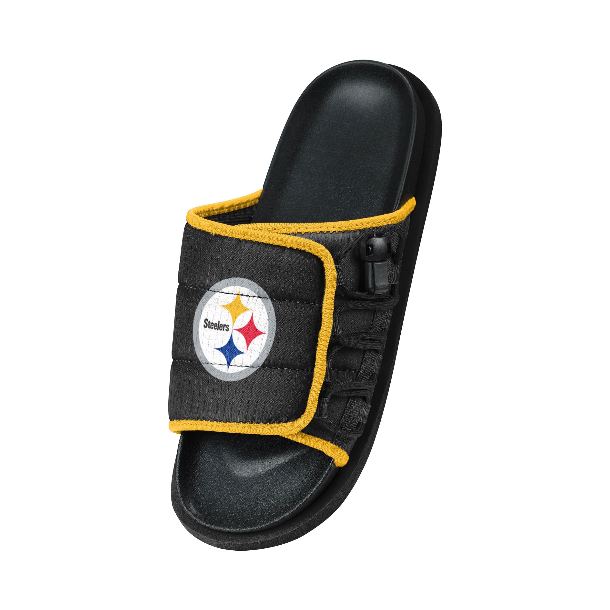 Pittsburgh Steelers NFL Mens Future Slide Flip Flops - Image 3