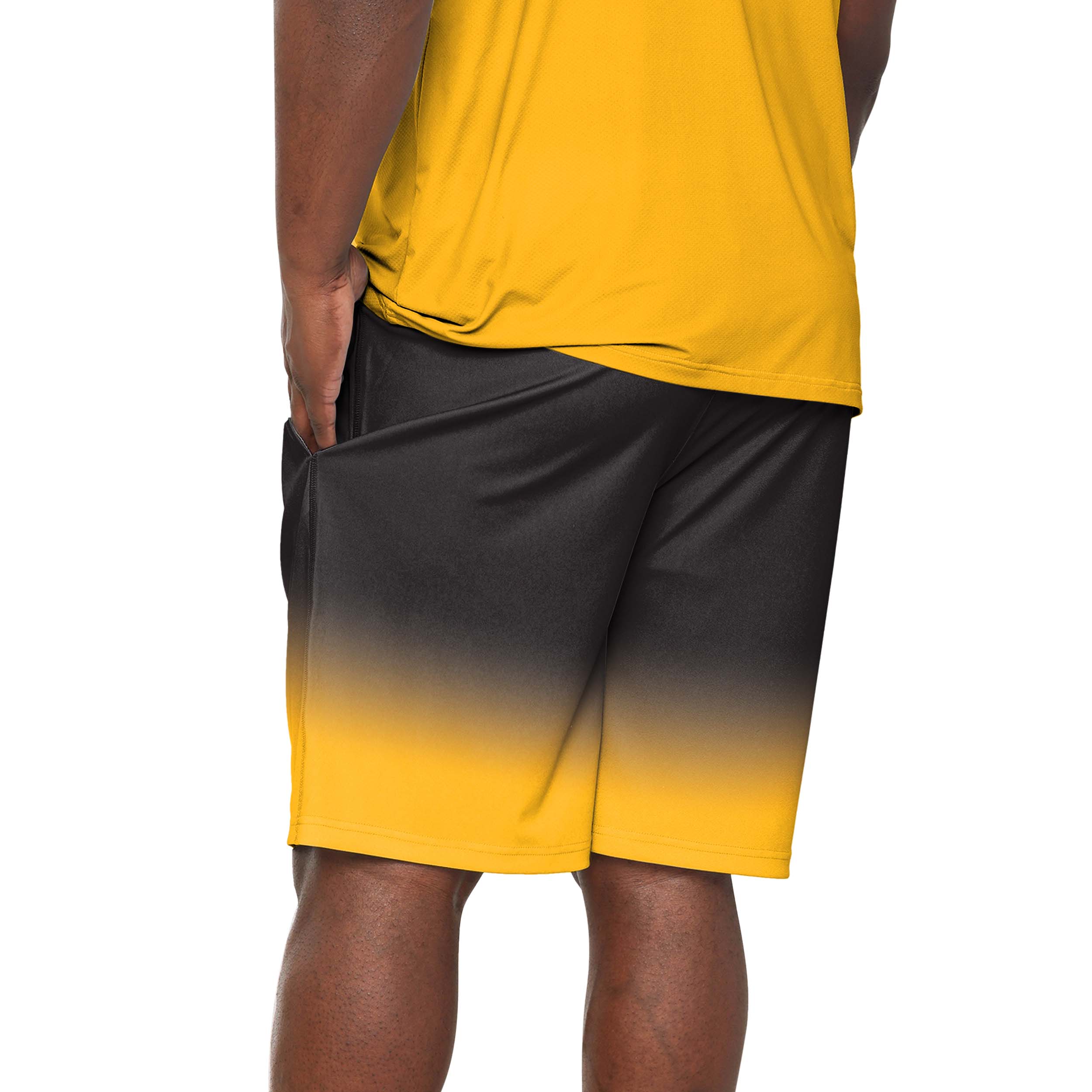 Pittsburgh Steelers NFL Mens Game Ready Gradient Training Shorts - Image 3