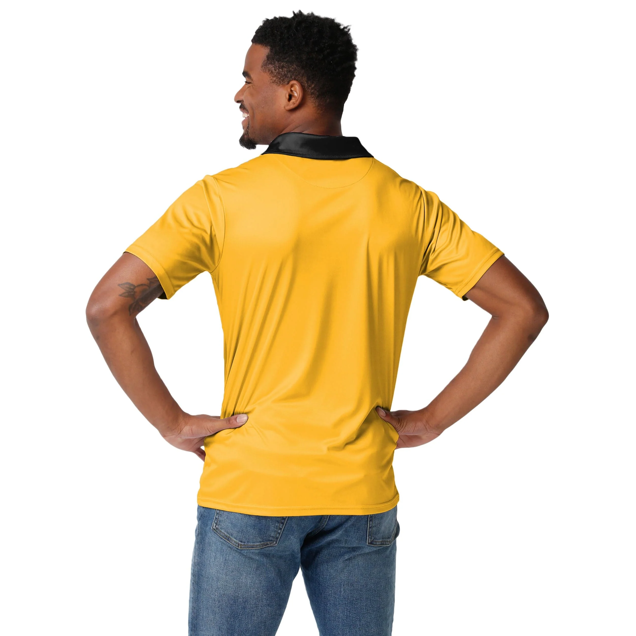 Pittsburgh Steelers NFL Mens Nightcap Polyester Polo - Image 3