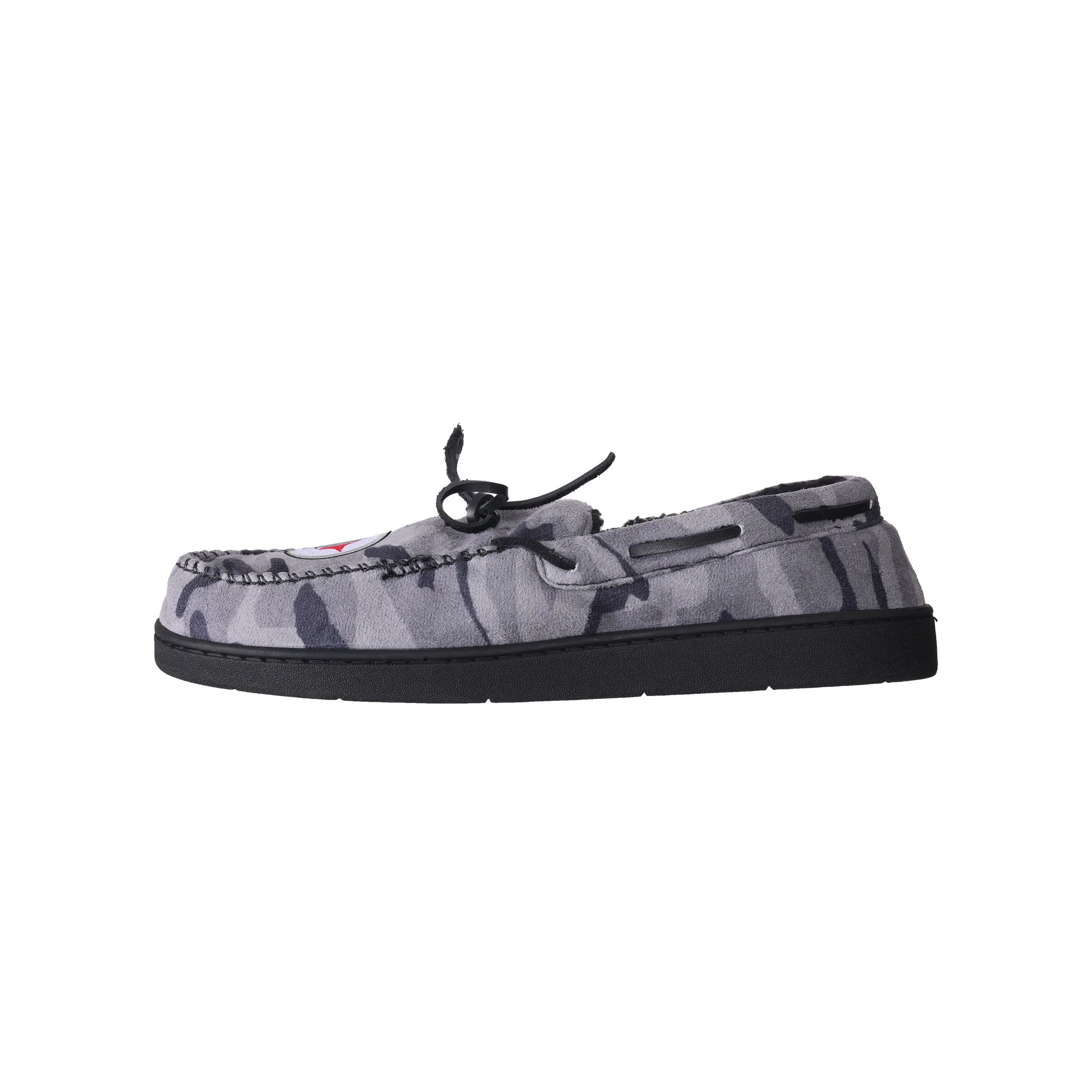 Pittsburgh Steelers NFL Mens Printed Camo Moccasin Slippers - Image 2