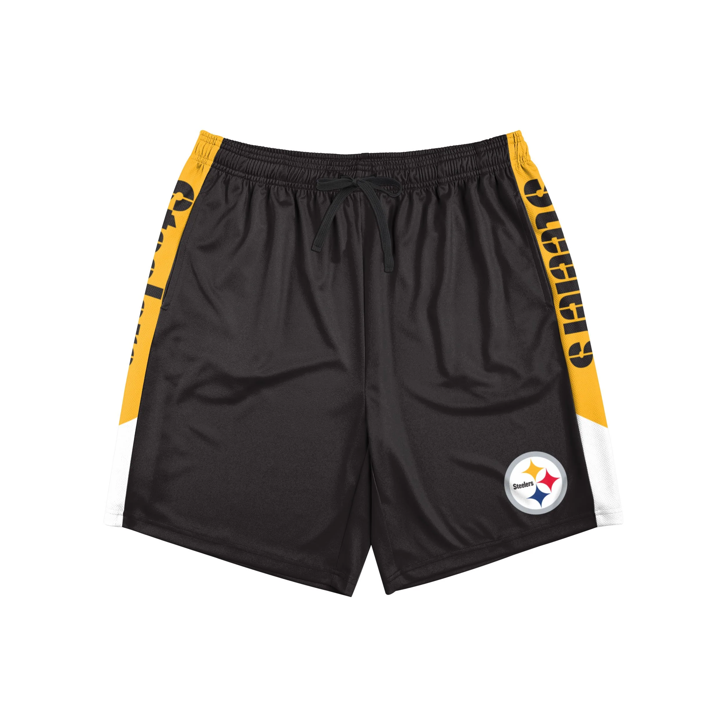 Pittsburgh Steelers NFL Mens Side Stripe Training Shorts - Image 4