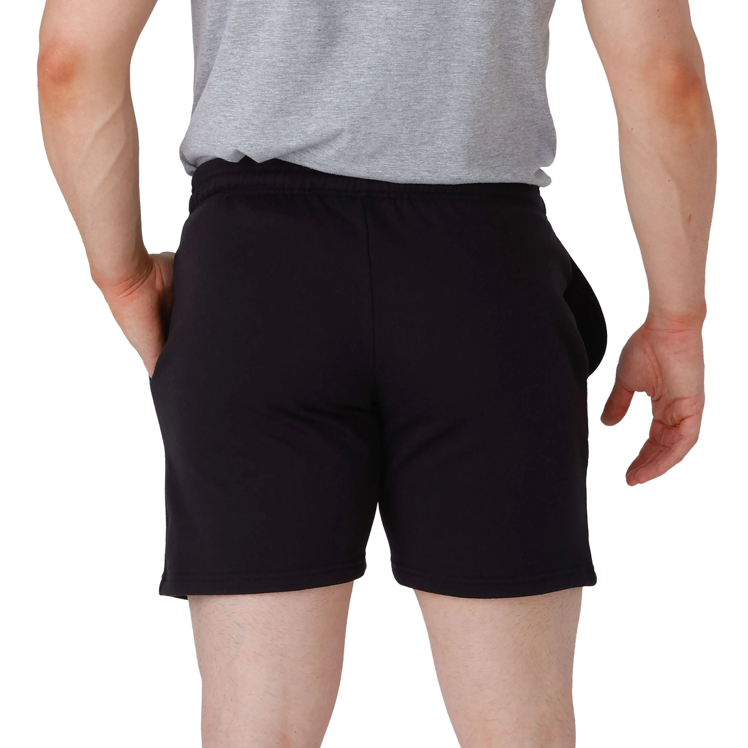 Pittsburgh Steelers NFL Mens Solid Fleece Shorts - Image 2