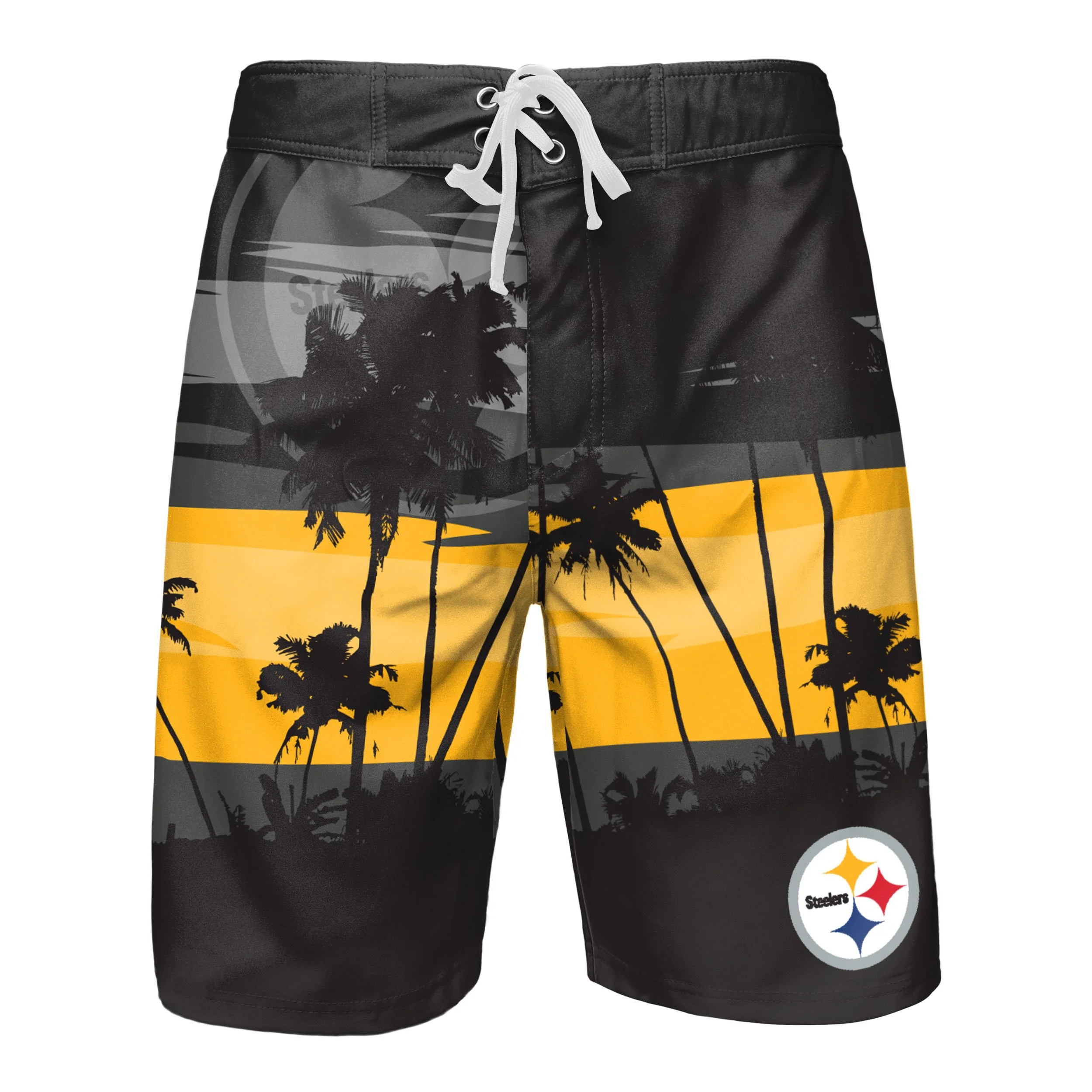 Pittsburgh Steelers NFL Mens Sunset Boardshorts