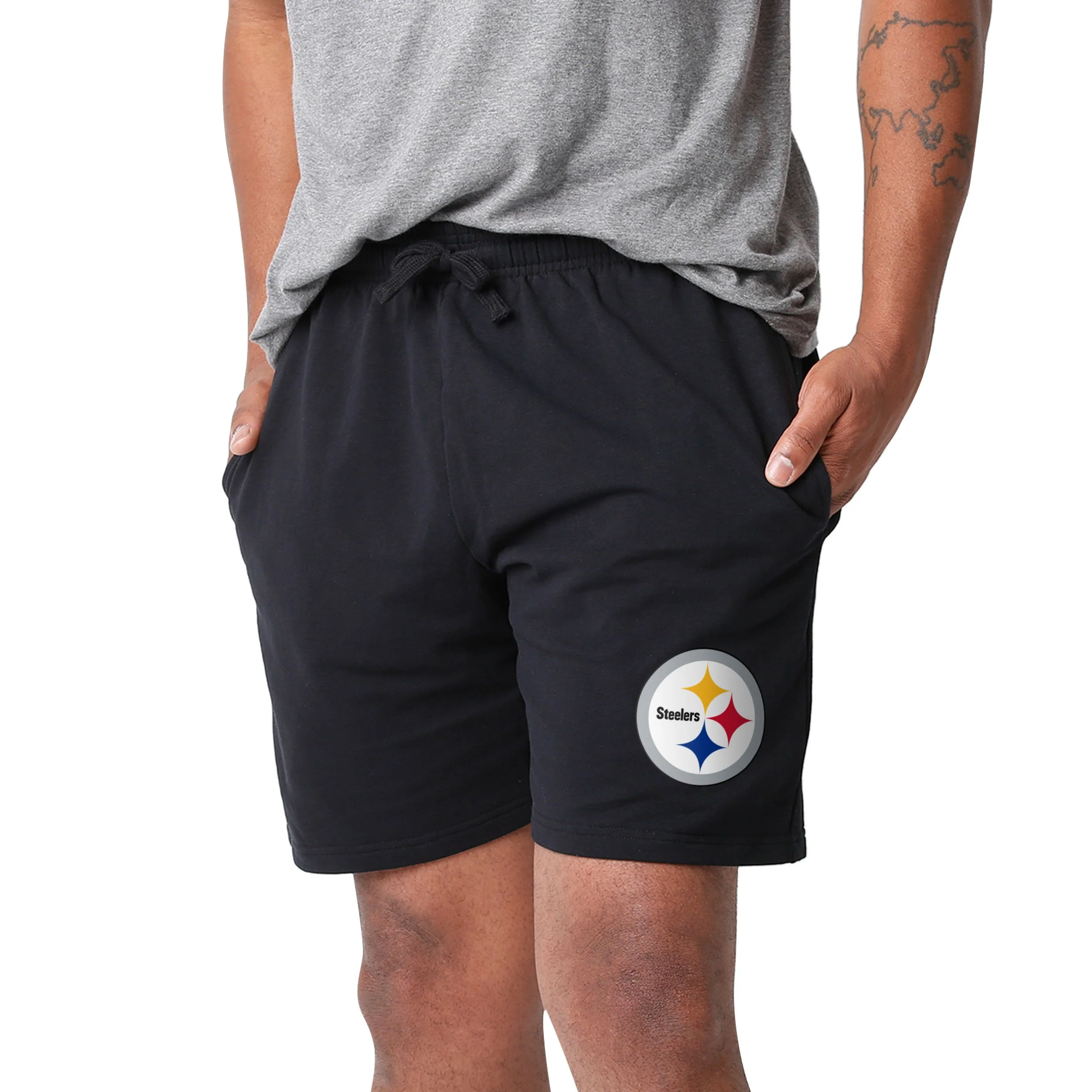 Pittsburgh Steelers NFL Mens Team Color Woven Shorts - Image 2