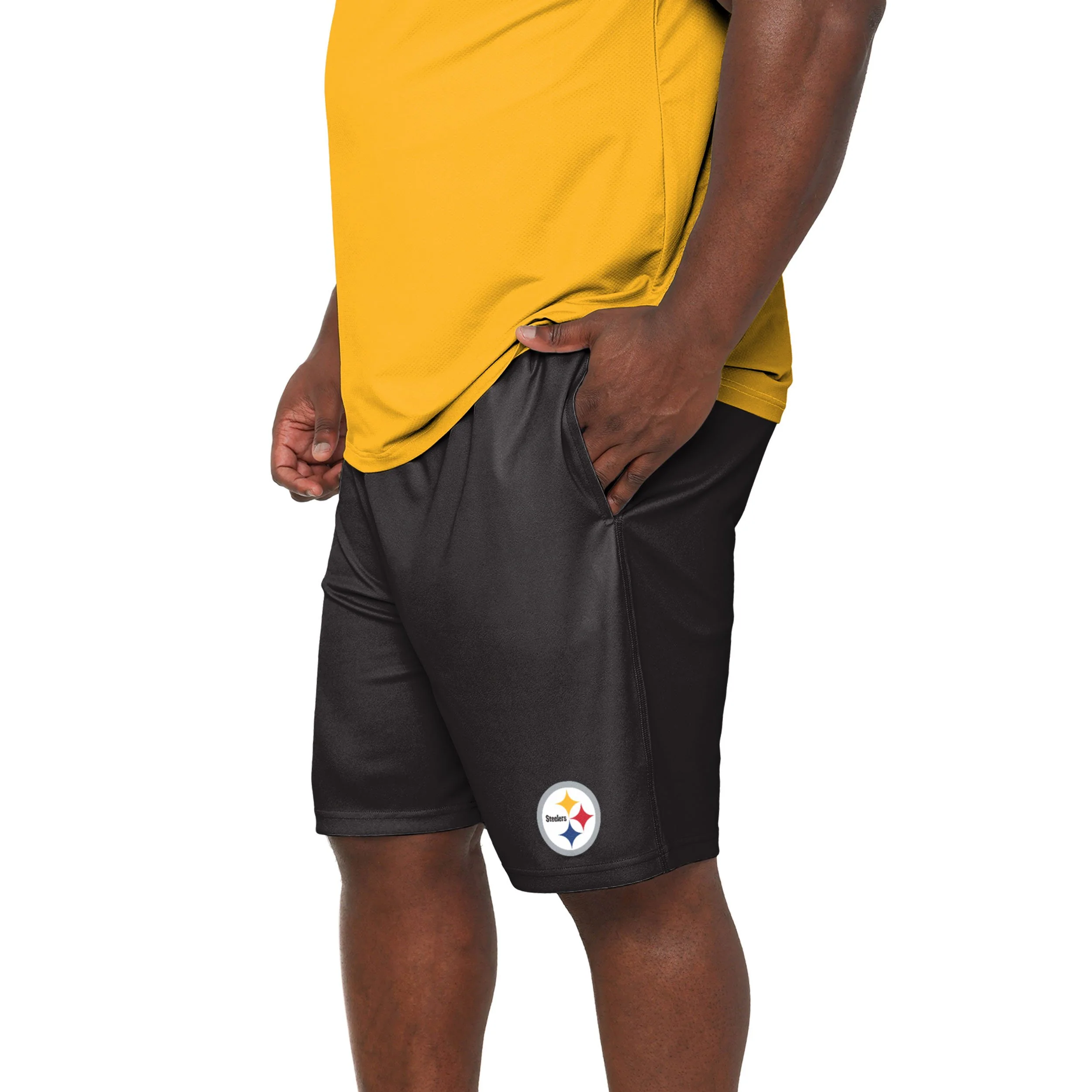 Pittsburgh Steelers NFL Mens Team Workout Training Shorts - Image 2