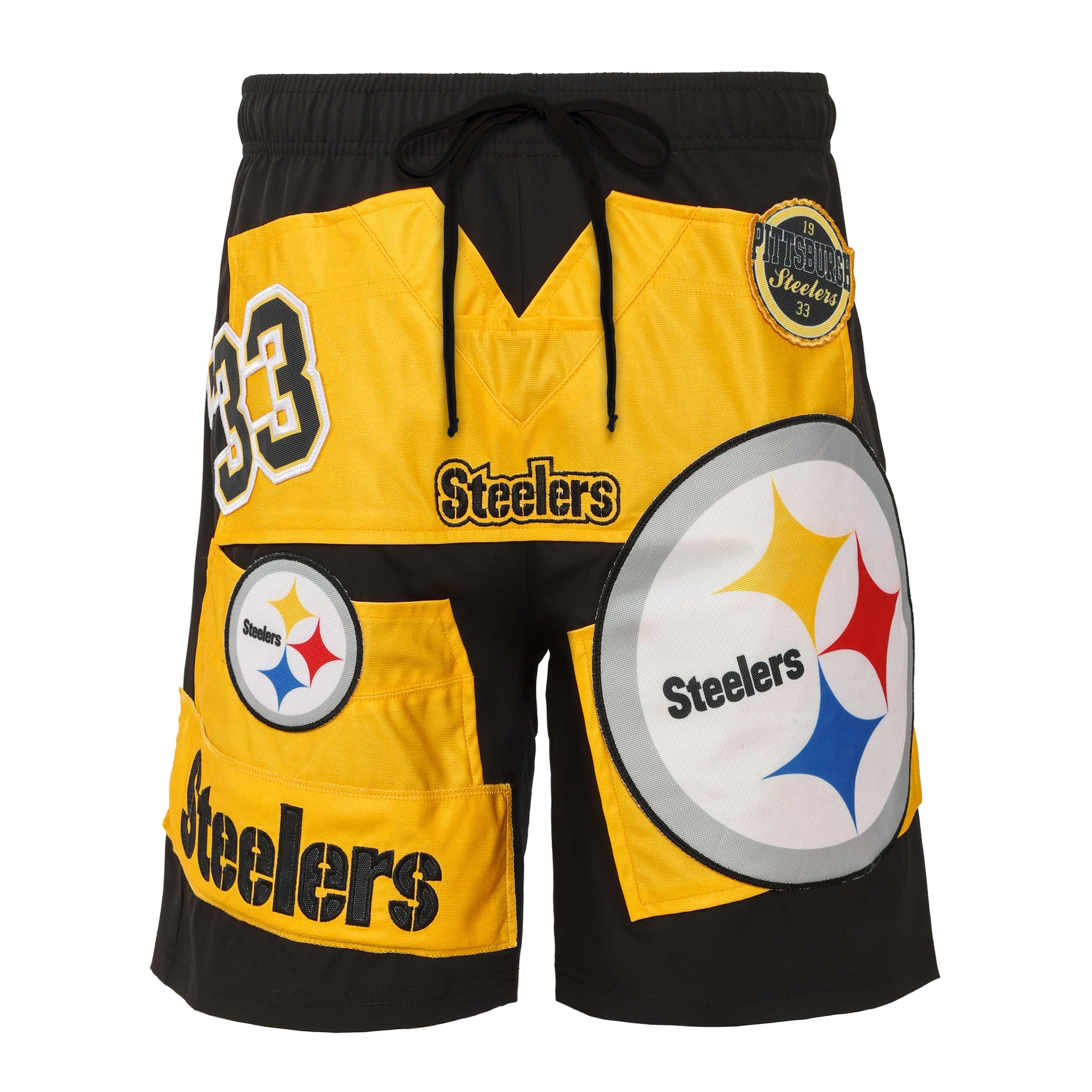 Pittsburgh Steelers NFL Mens Ultimate Uniform Shorts