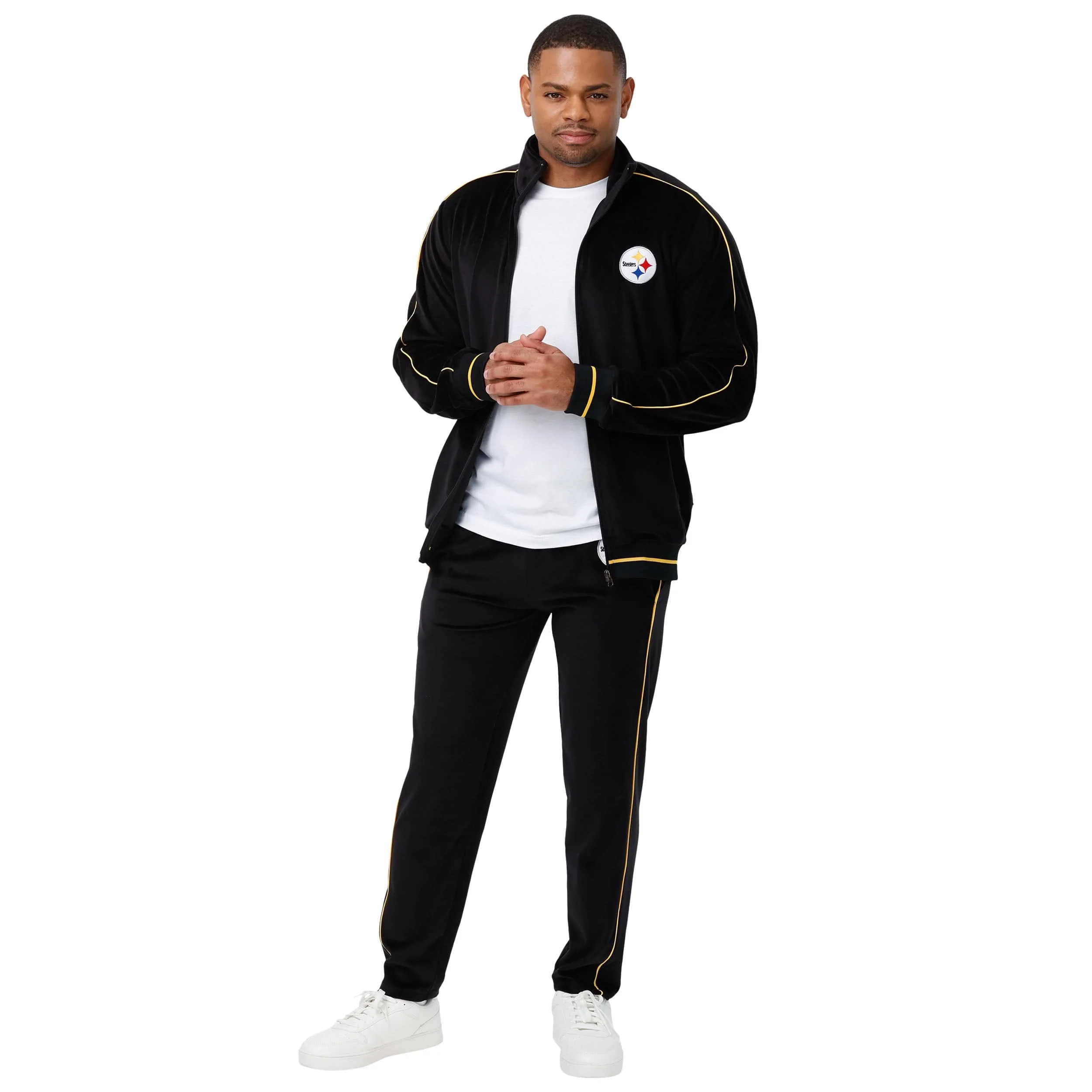 Pittsburgh Steelers NFL Mens Velour Pants - Image 5