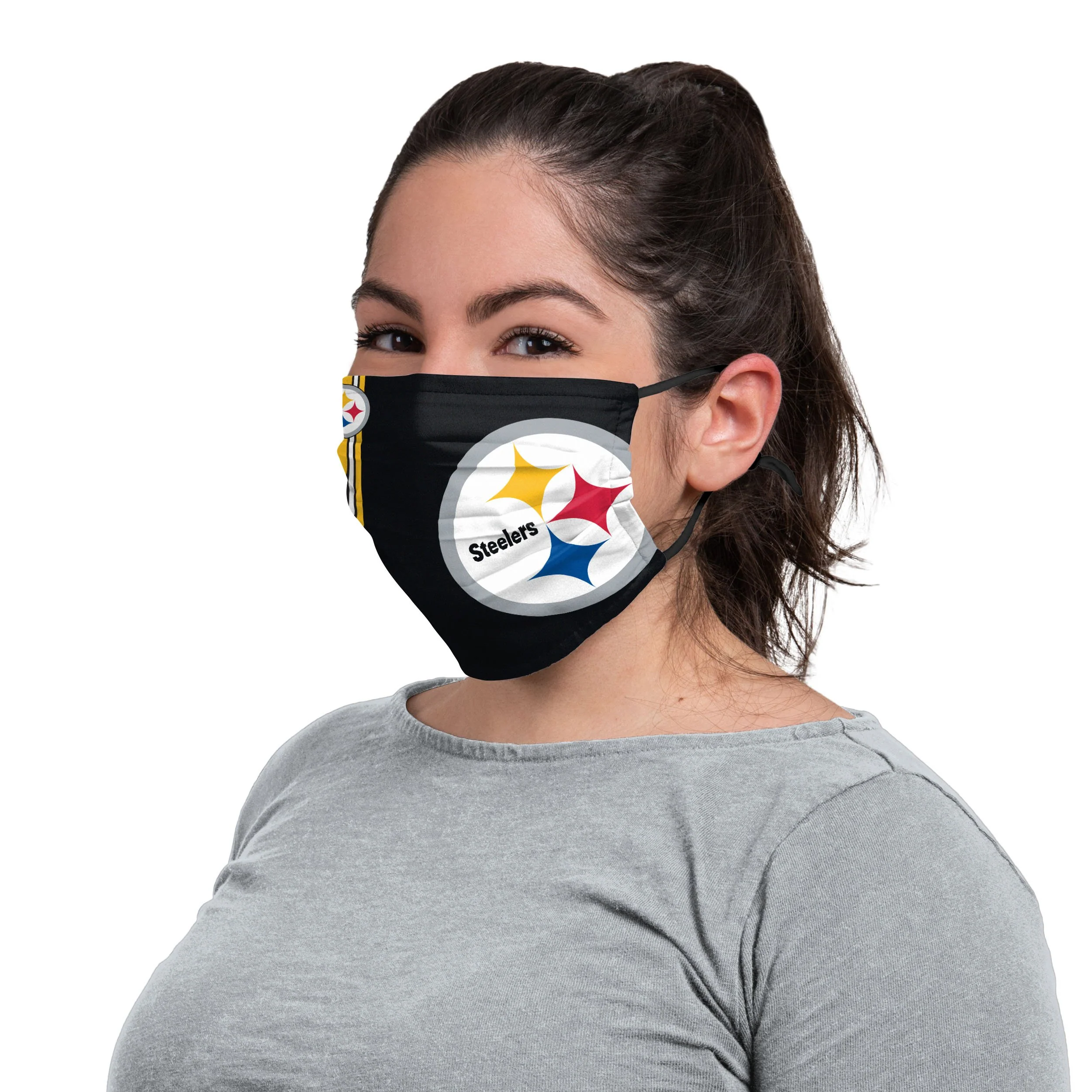 Pittsburgh Steelers NFL On-Field Sideline Logo Face Cover - Image 3
