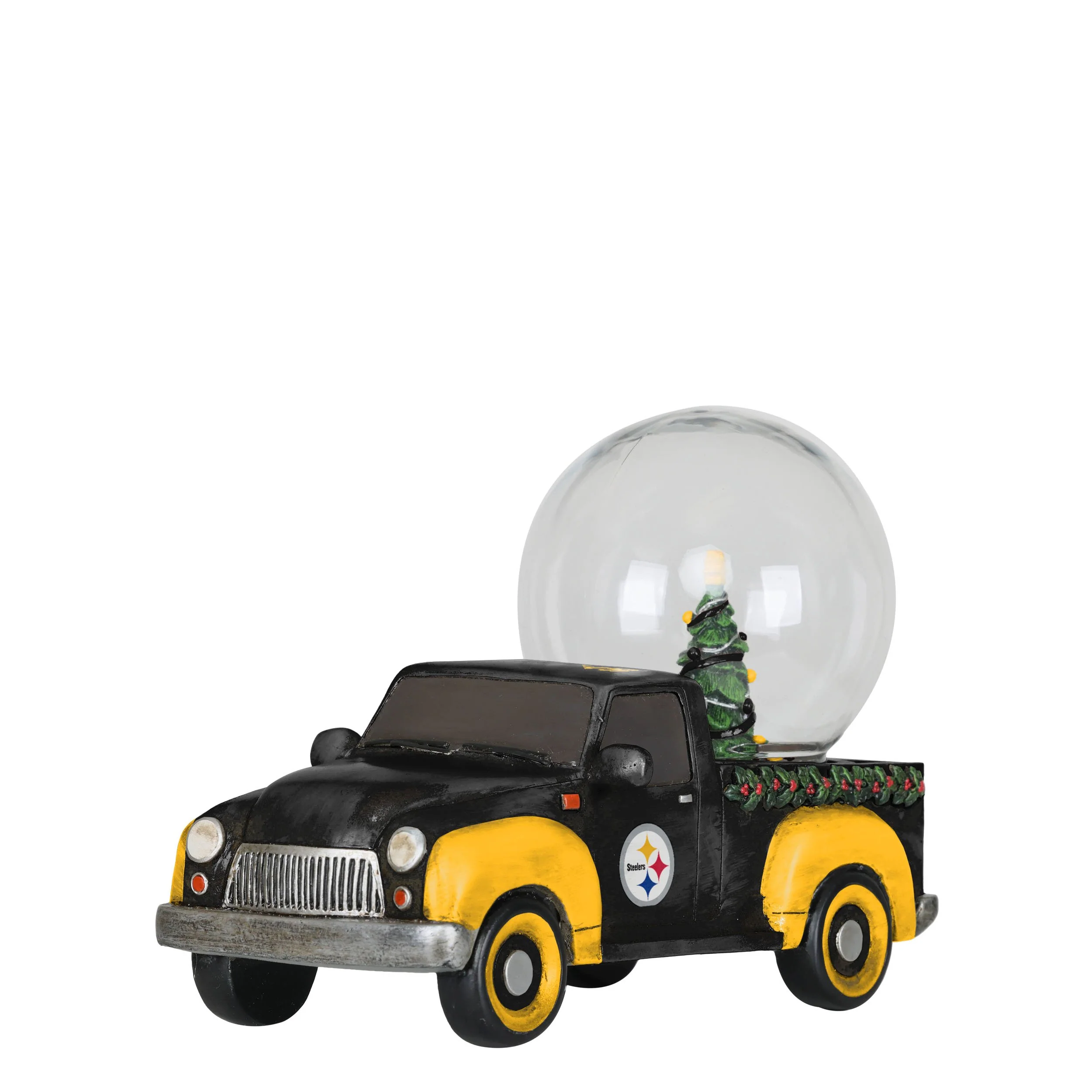 Pittsburgh Steelers NFL Pickup Truck Snow Globe - Image 2