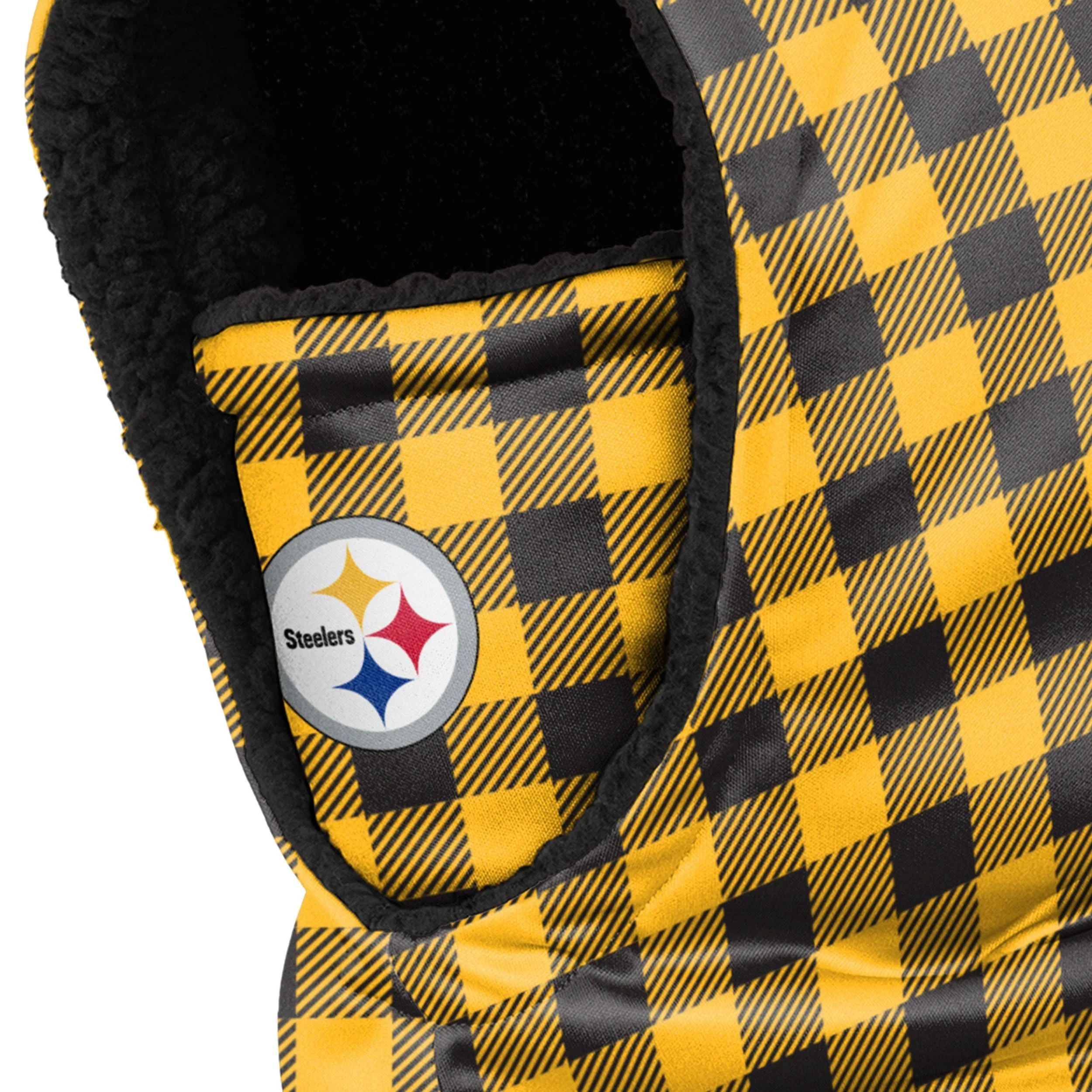 Pittsburgh Steelers NFL Plaid Hooded Gaiter - Image 3