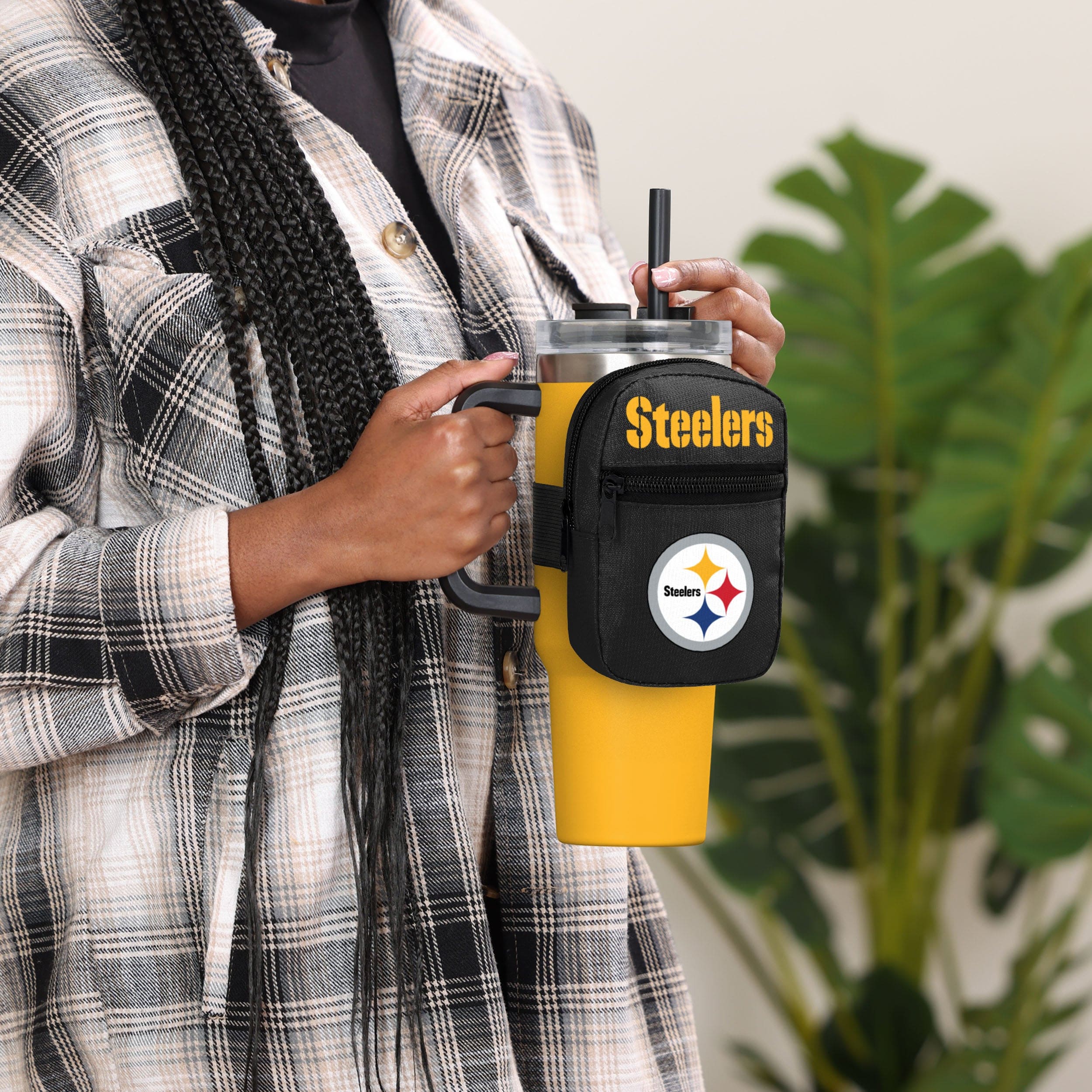 Pittsburgh Steelers NFL Primary Logo Tumbler Fanny Pack - Image 4