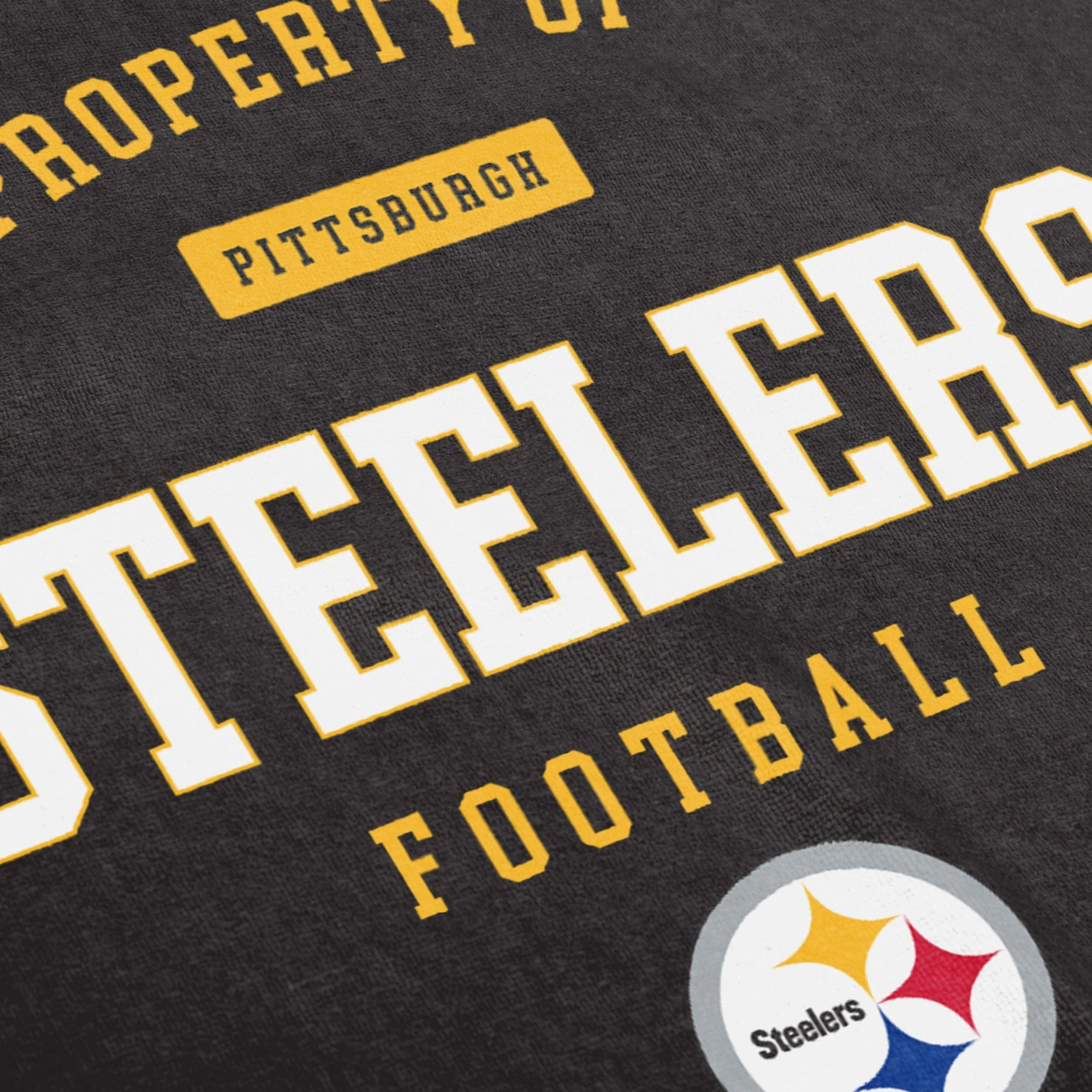 Pittsburgh Steelers NFL Property Of Beach Towel - Image 2
