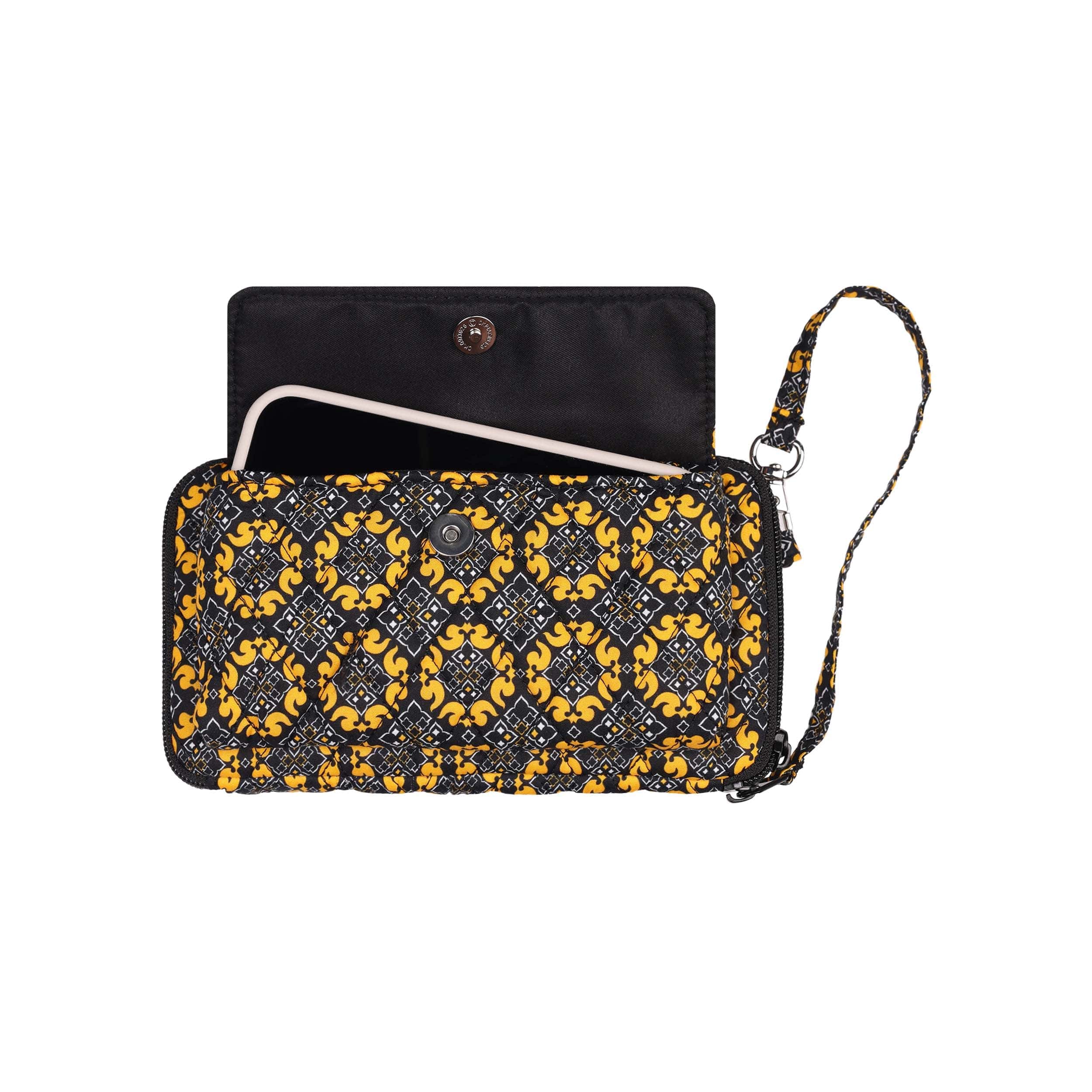 Pittsburgh Steelers NFL Quilted Printed Wristlet - Image 4