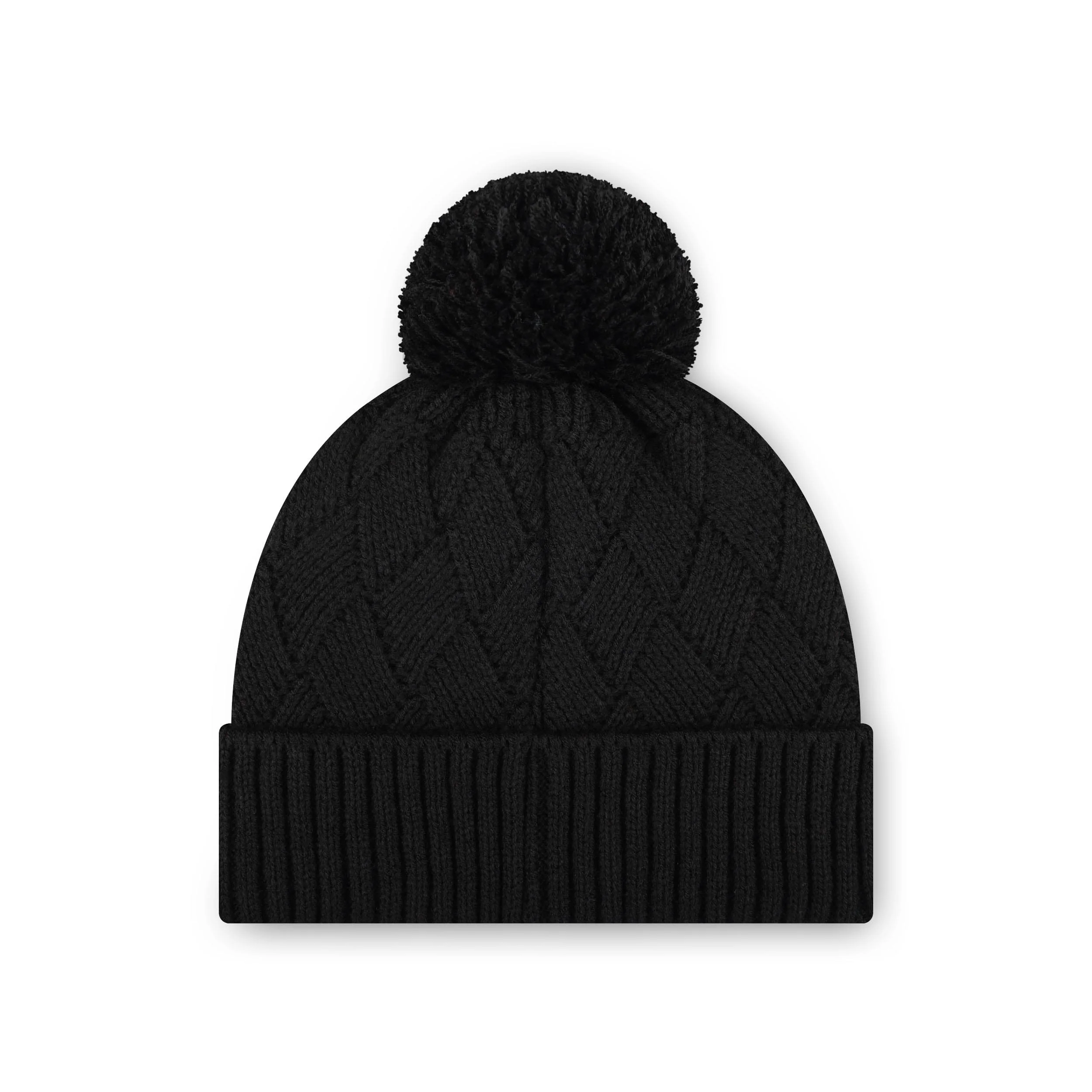 Pittsburgh Steelers NFL Rhinestone Primary Logo Criss Cross Beanie - Image 2