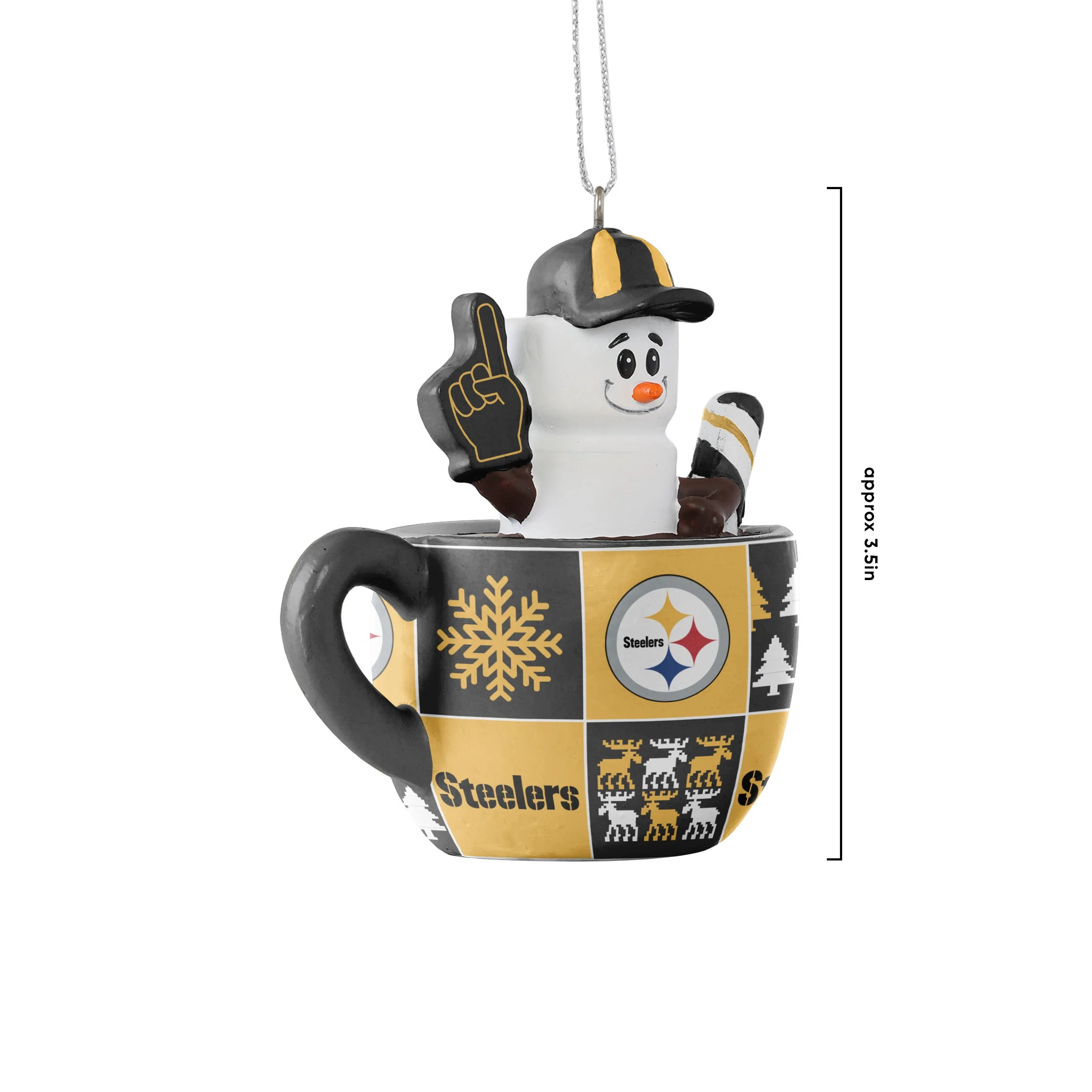 Pittsburgh Steelers NFL Smores Mug Ornament - Image 3