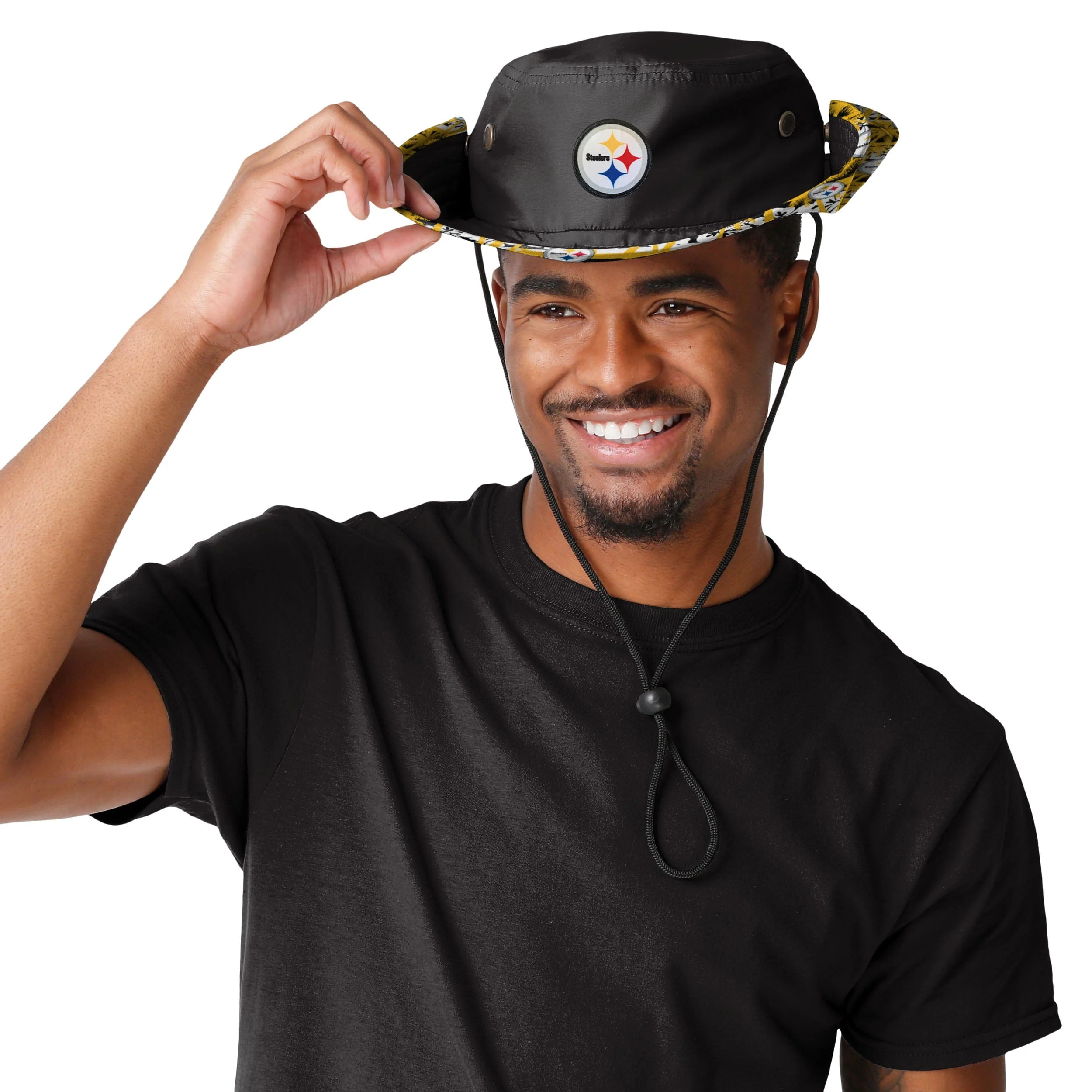 Pittsburgh Steelers NFL Solid Hybrid Boonie Hat - Image 3