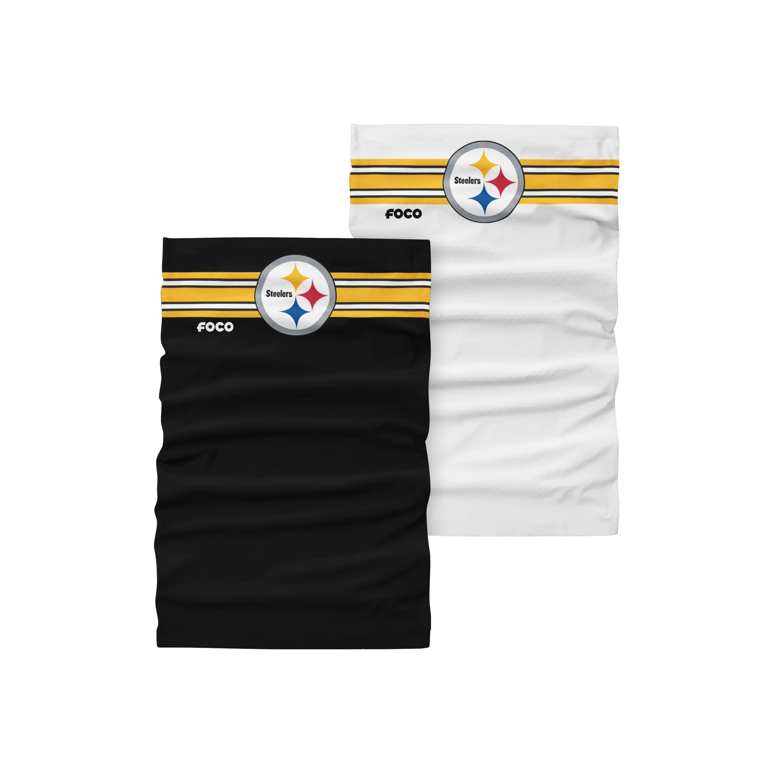 Pittsburgh Steelers NFL Stitched 2 Pack Gaiter Scarf - Image 2