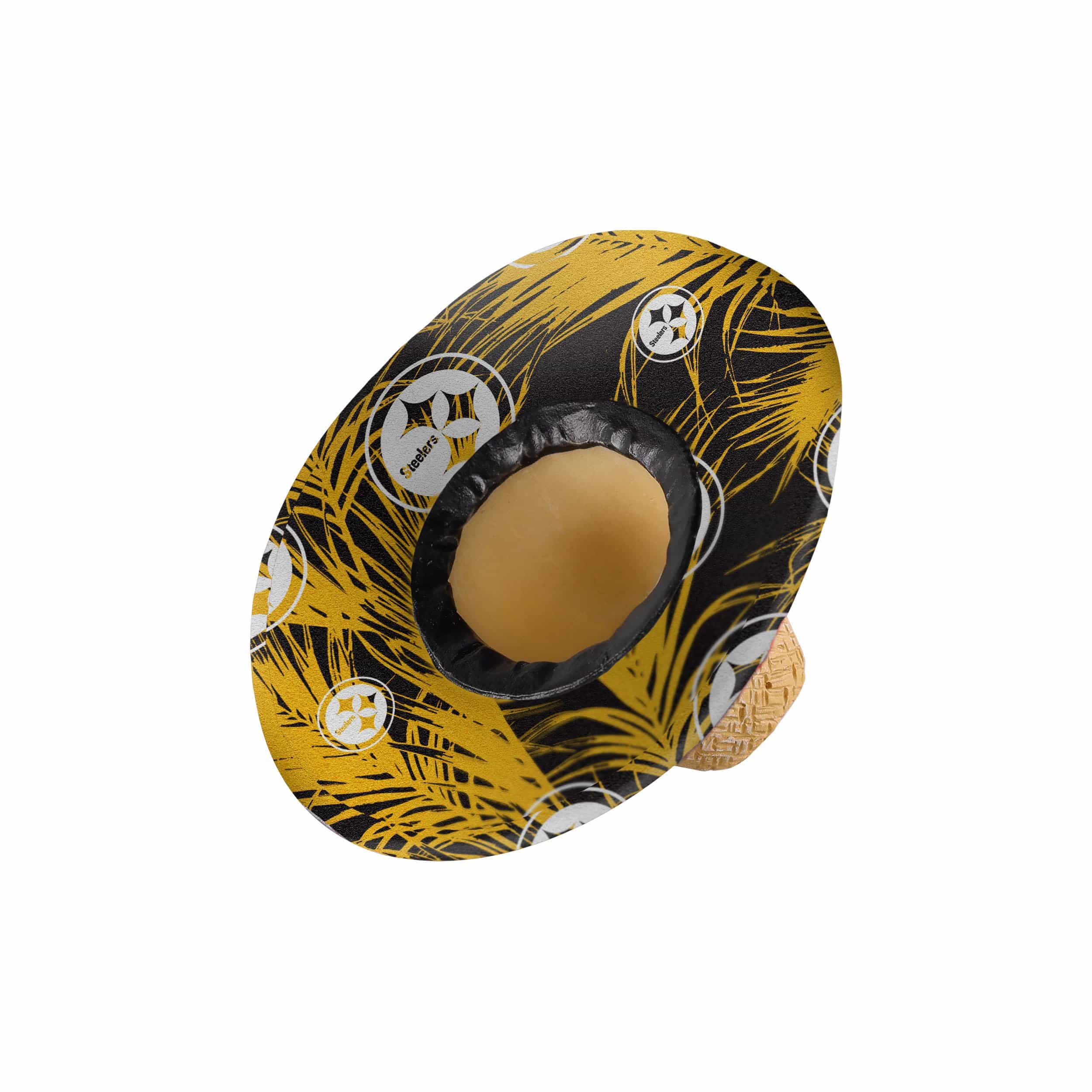 Pittsburgh Steelers NFL Straw Hat Ornament - Image 2