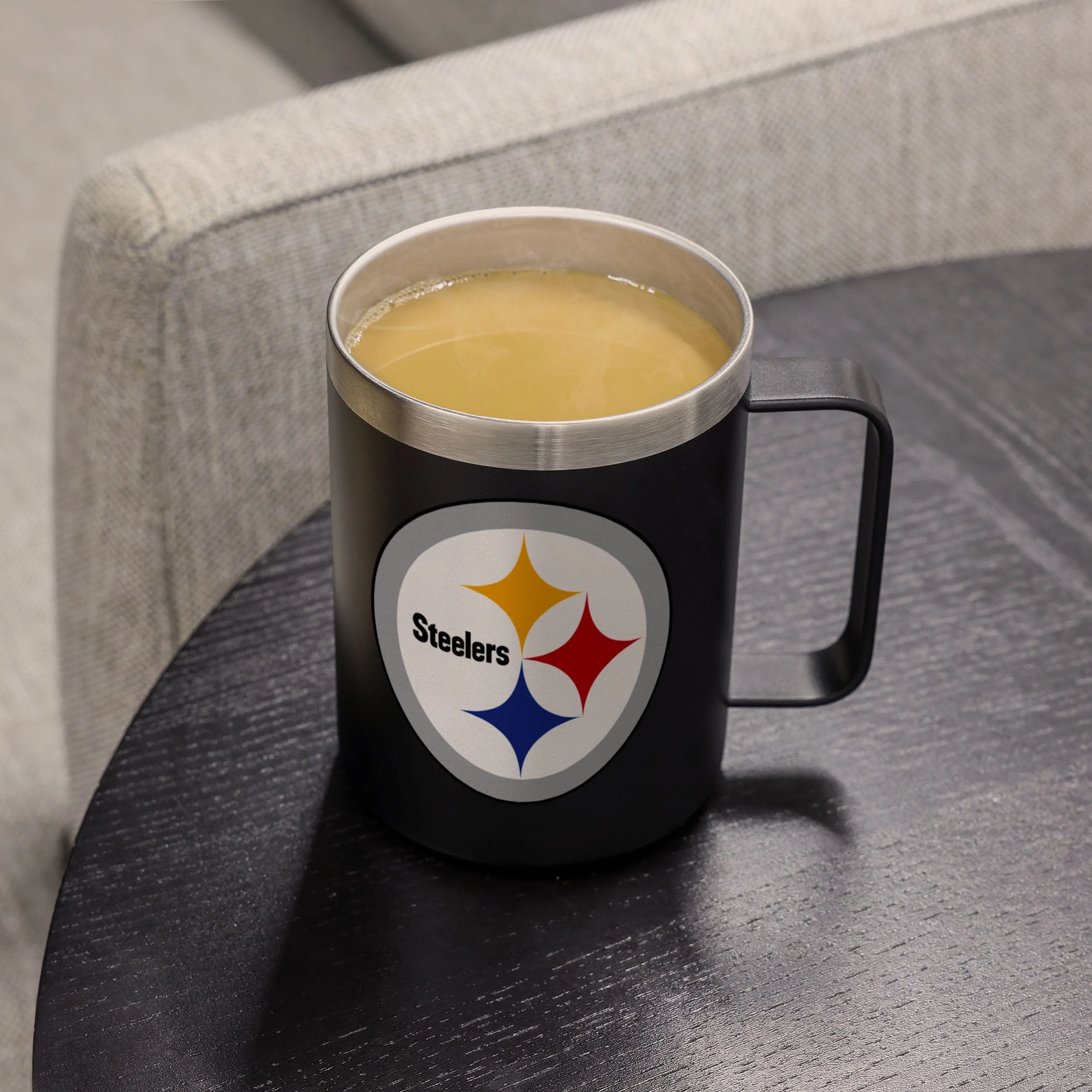 Pittsburgh Steelers NFL Team Color Insulated Stainless Steel Mug - Image 4