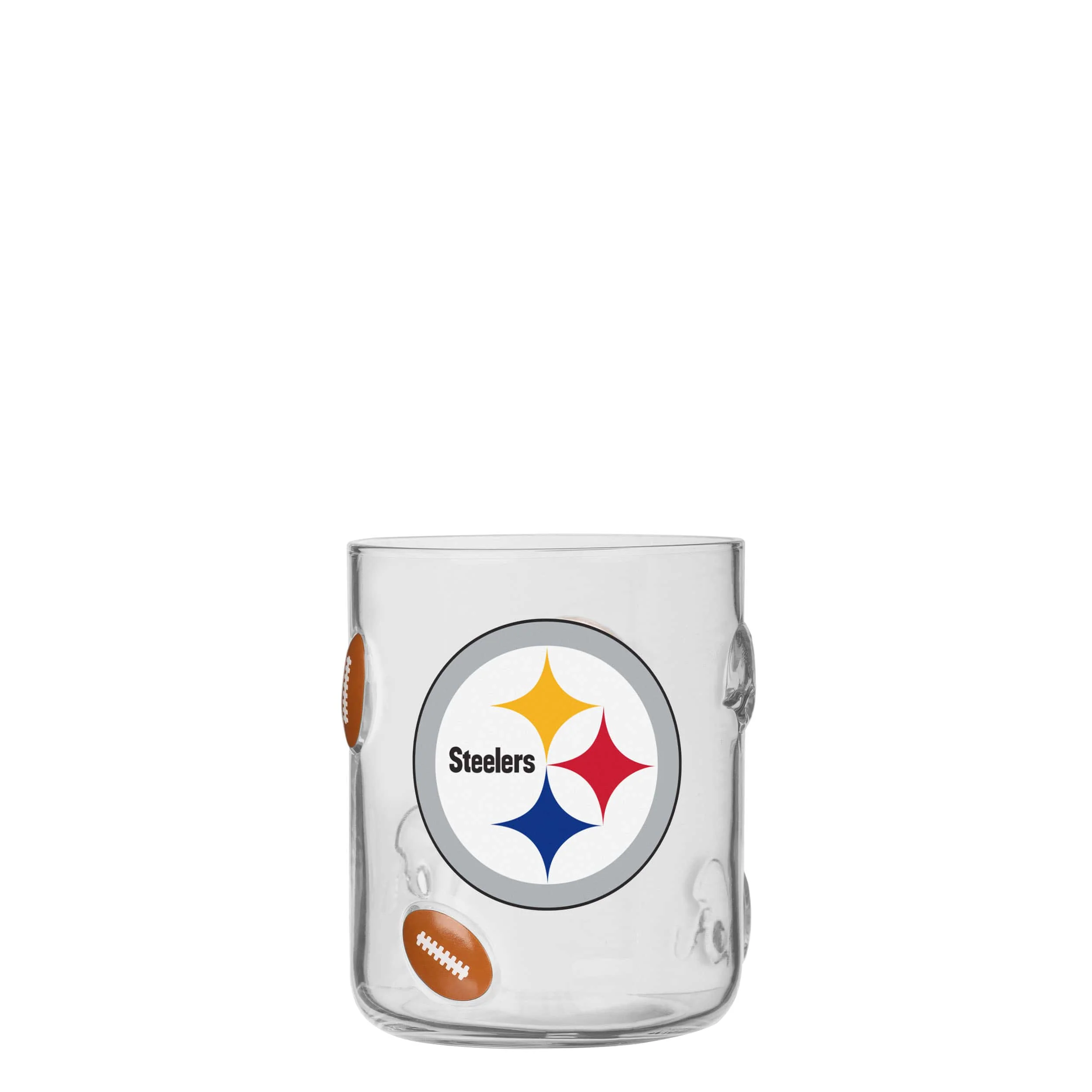 Pittsburgh Steelers NFL Team Logo 17 oz Glass Cup (PREORDER - SHIPS MID JUNE)
