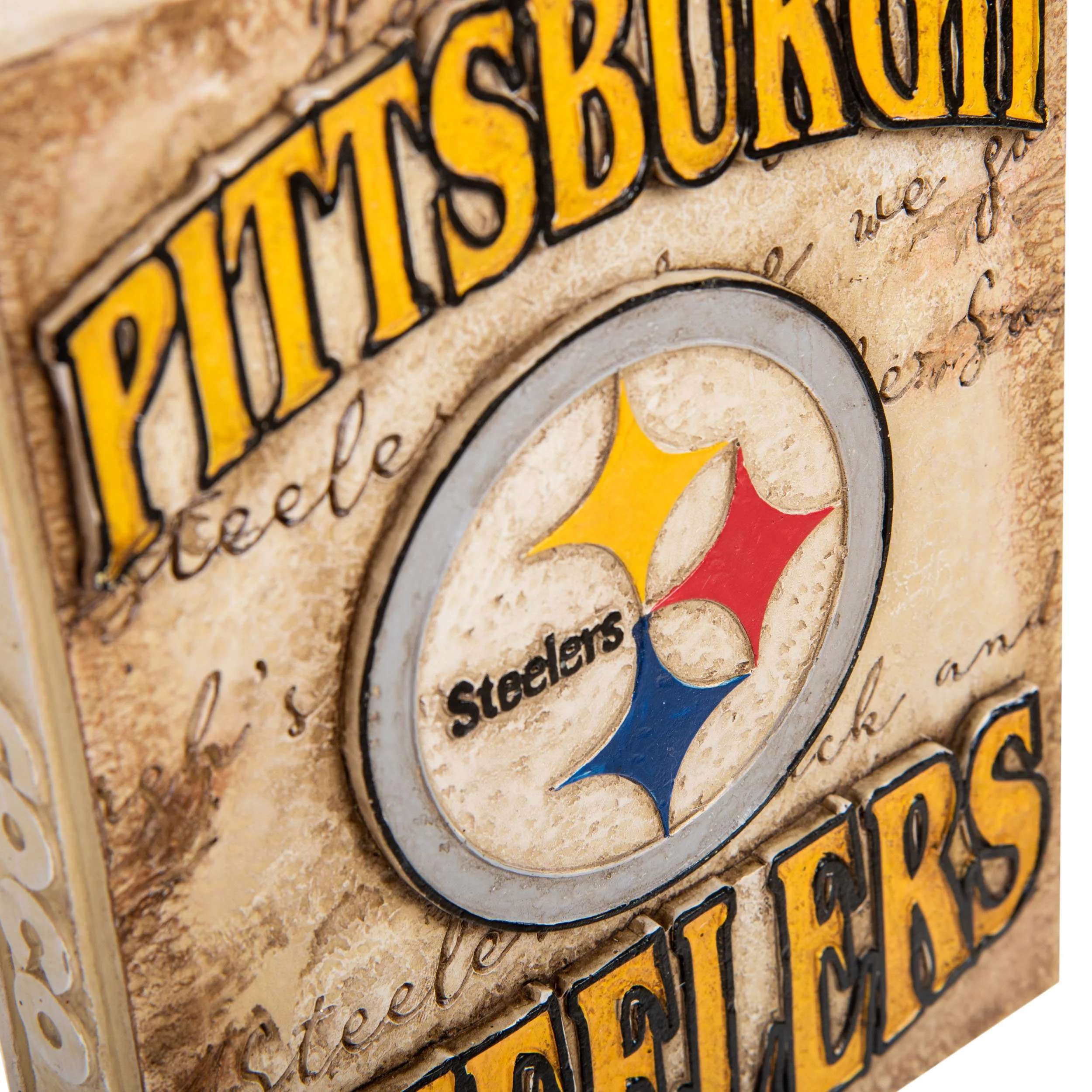 Pittsburgh Steelers NFL Team Logo Wall Plaque - Image 2