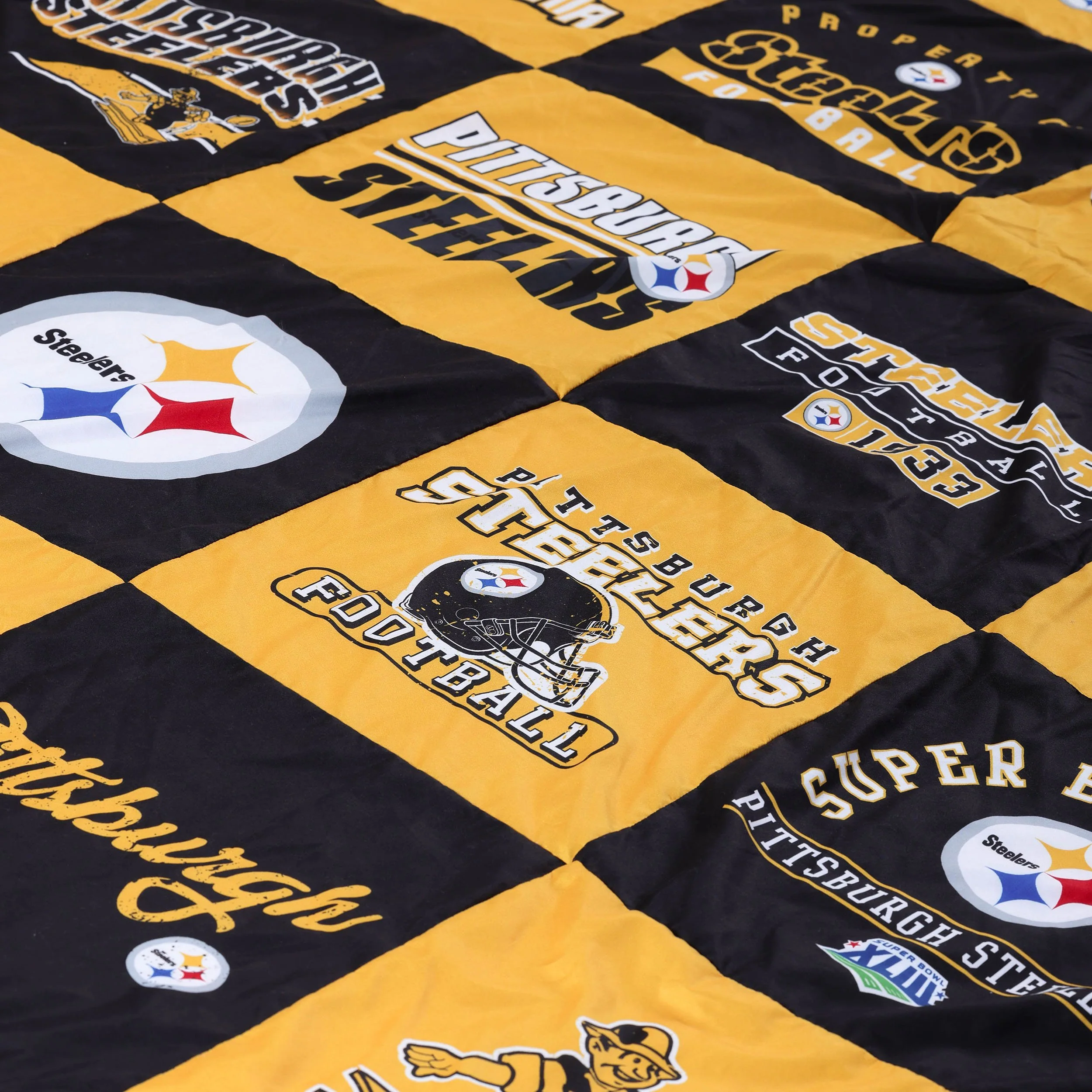 Pittsburgh Steelers NFL Team Pride Patches Quilt - Image 5