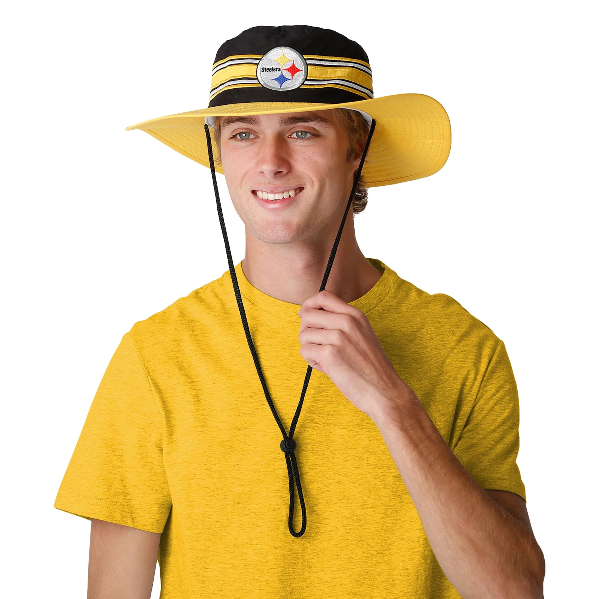 Pittsburgh Steelers NFL Team Stripe Boonie Hat - Image 2