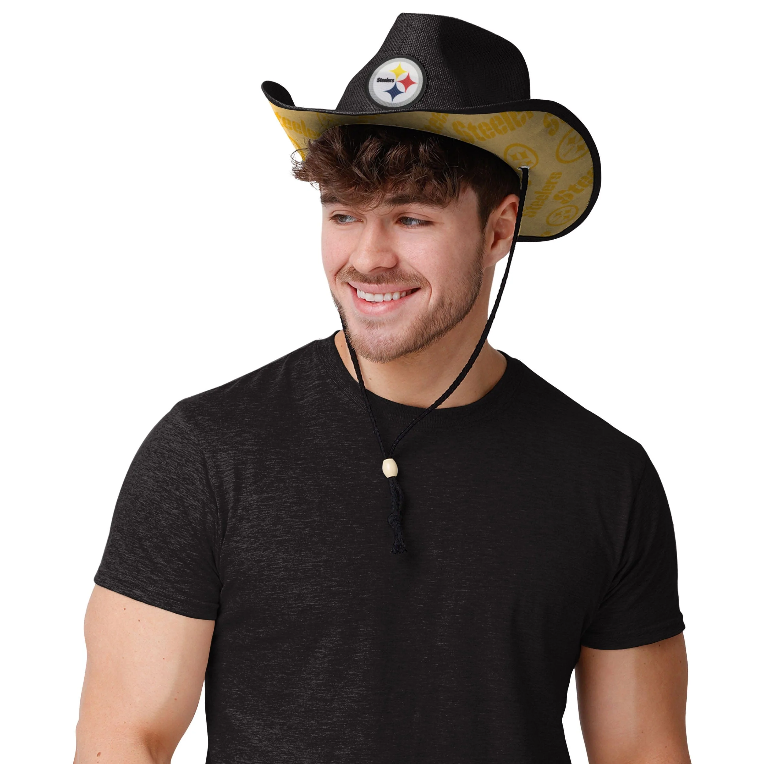 Pittsburgh Steelers NFL Team Stripe Cowboy Hat - Image 5