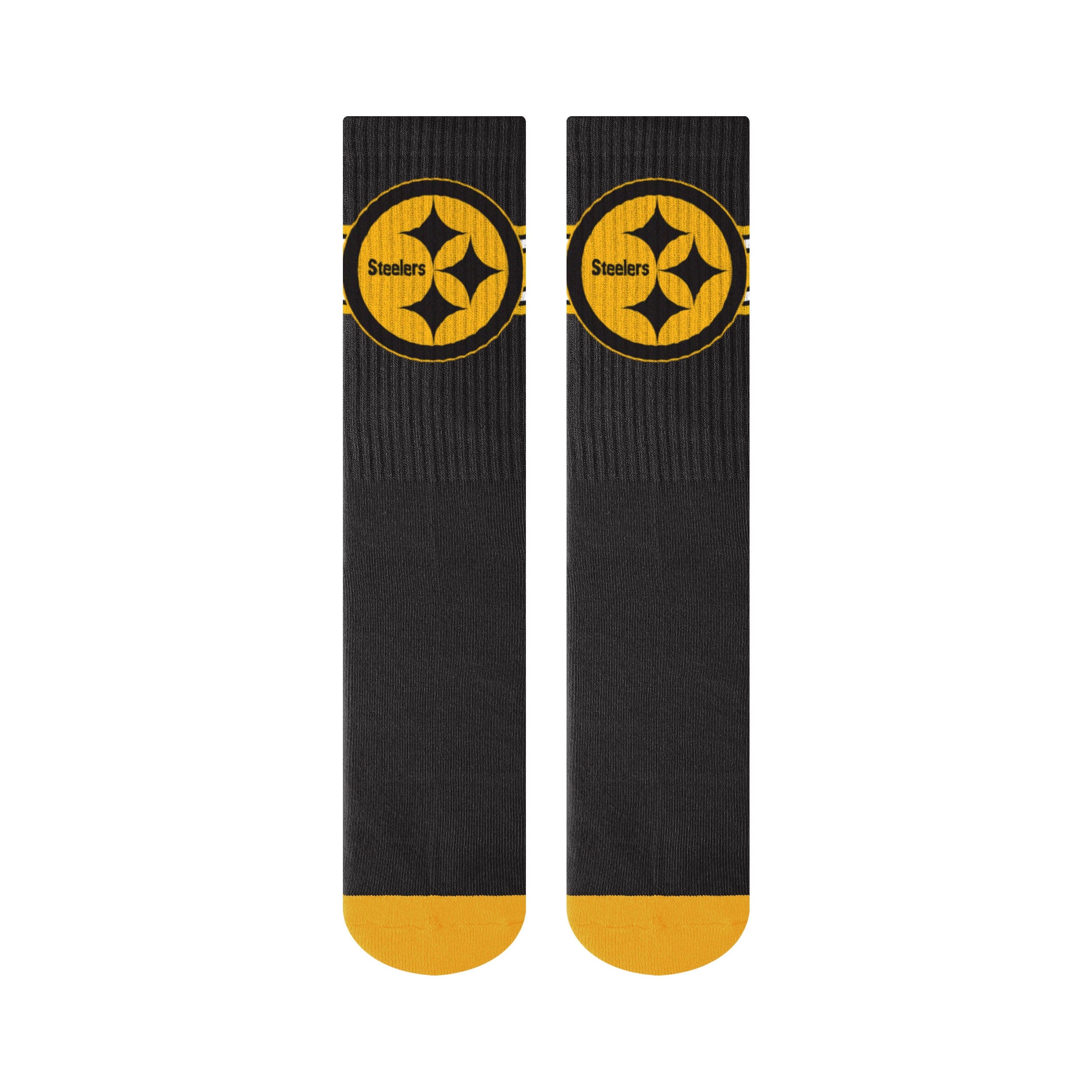 Pittsburgh Steelers NFL Team Stripe Crew Socks - Image 4