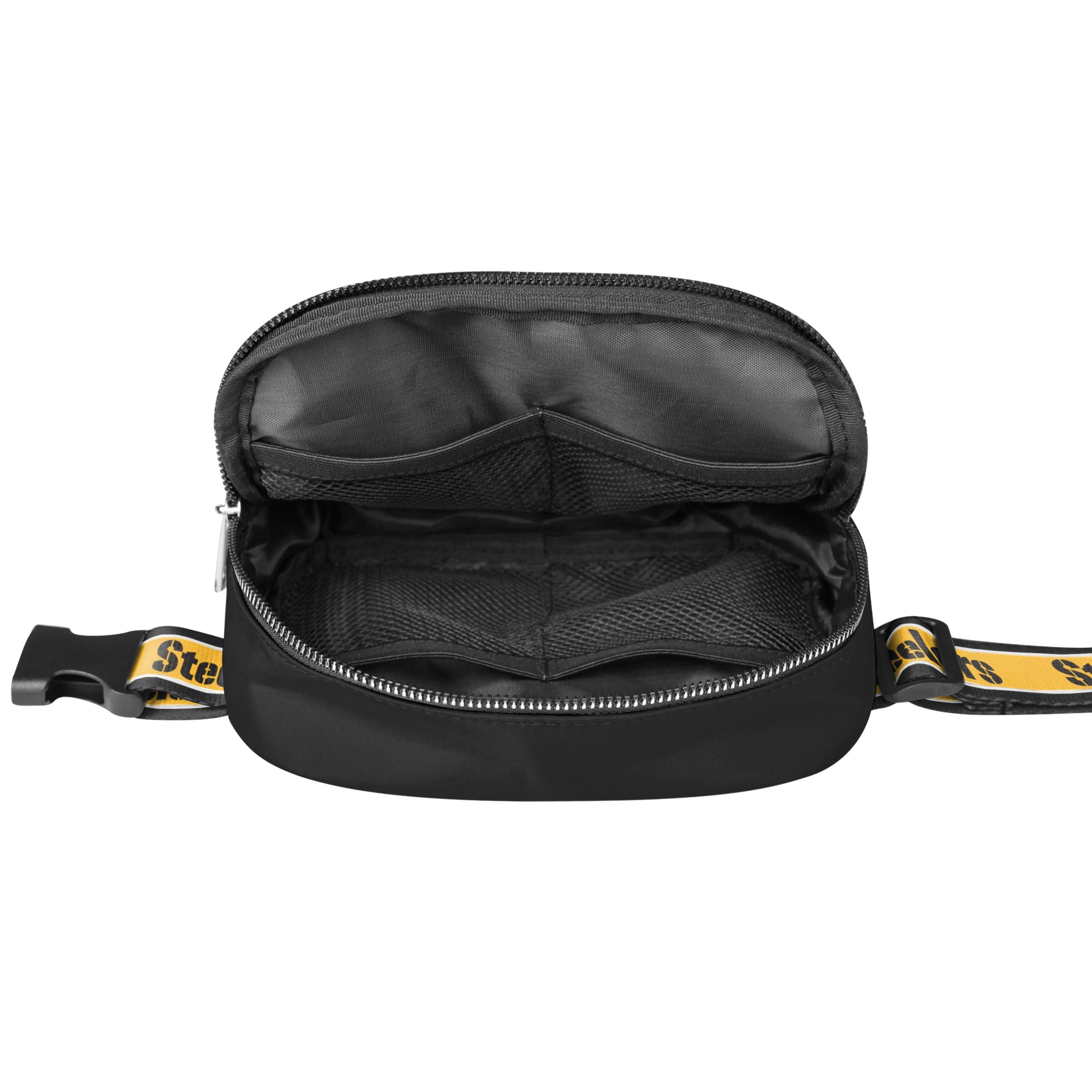 Pittsburgh Steelers NFL Team Wordmark Crossbody Belt Bag - Image 5