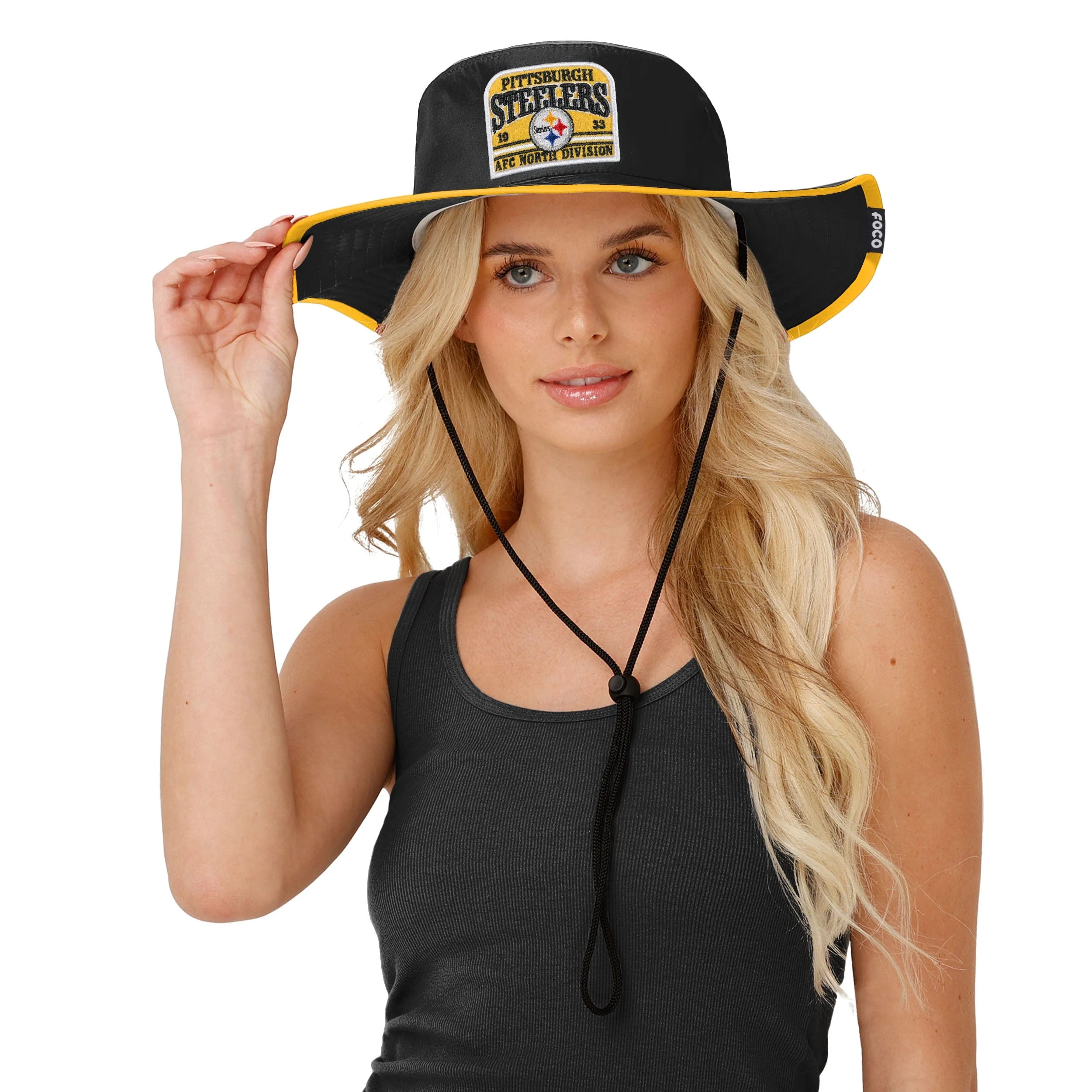 Pittsburgh Steelers NFL Truckstop Patch Boonie Hat - Image 2