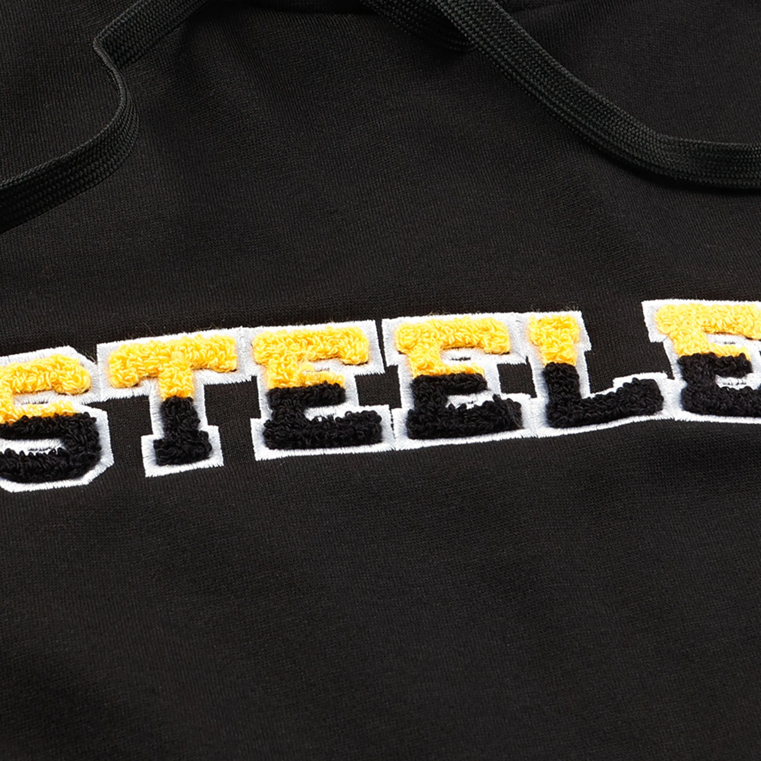 Pittsburgh Steelers NFL Womens Cropped Chenille Hoodie - Image 3