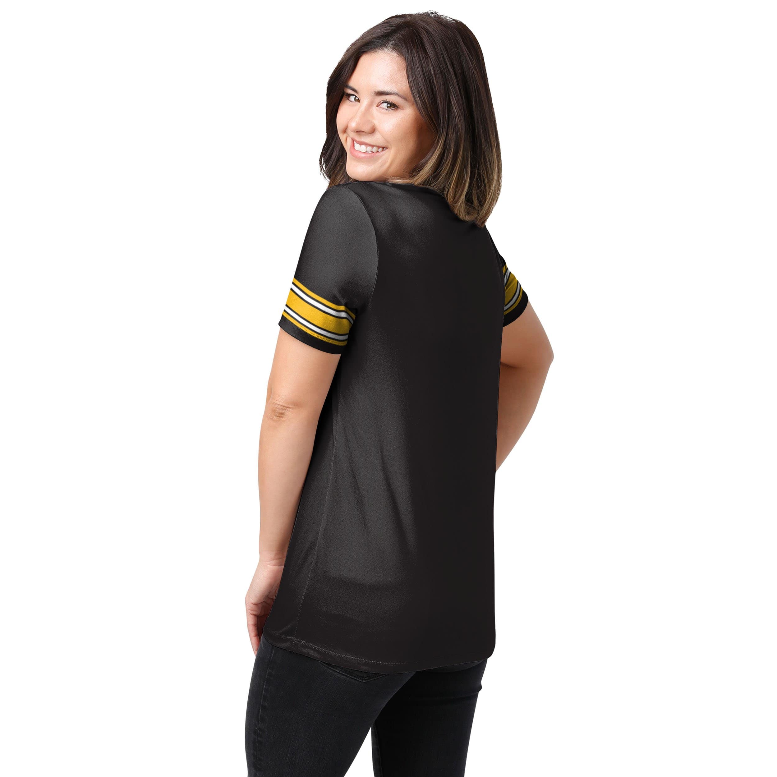 Pittsburgh Steelers NFL Womens Gameday Ready Lounge Shirt - Image 2