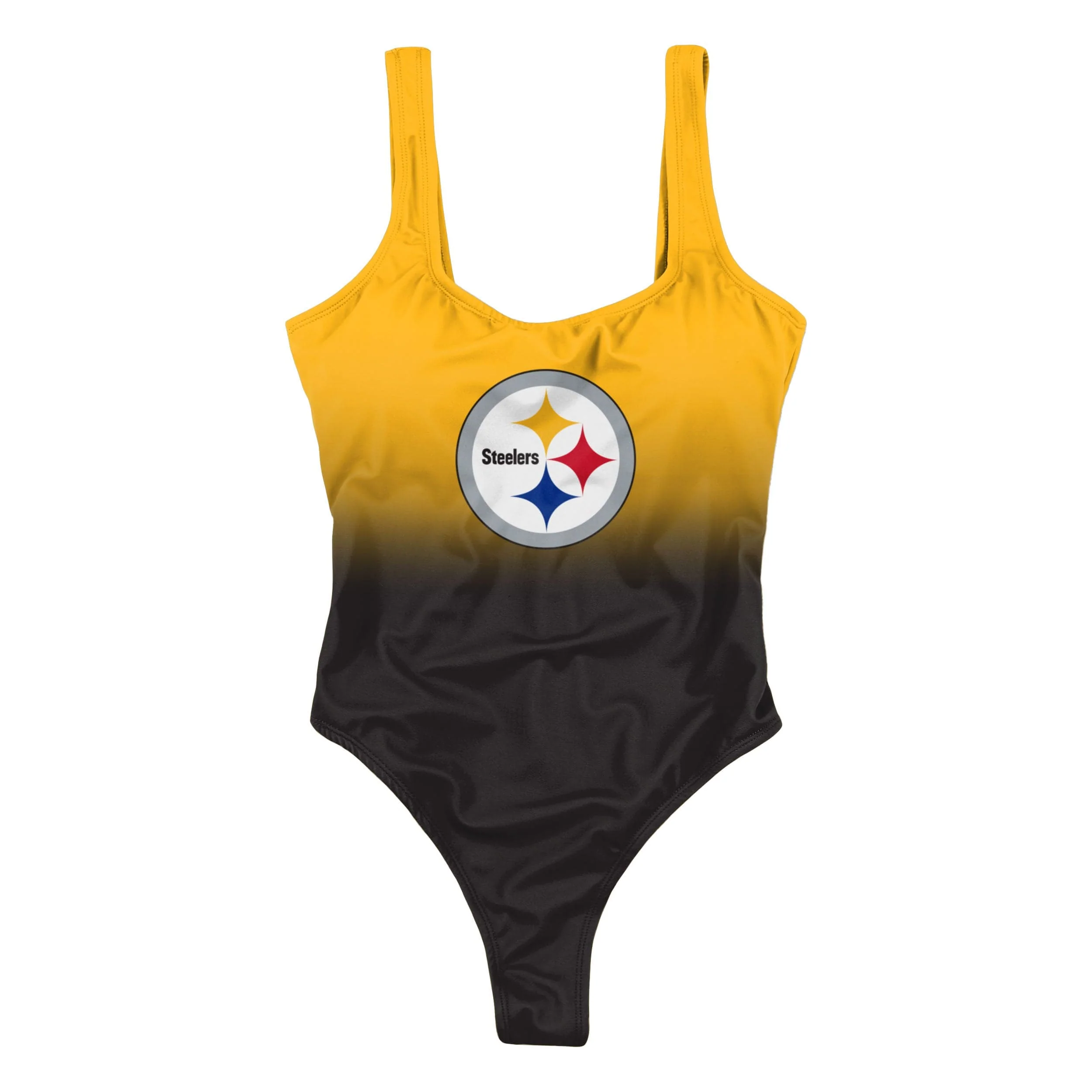 Pittsburgh Steelers NFL Womens Gametime Gradient One Piece Bathing Suit - Image 3