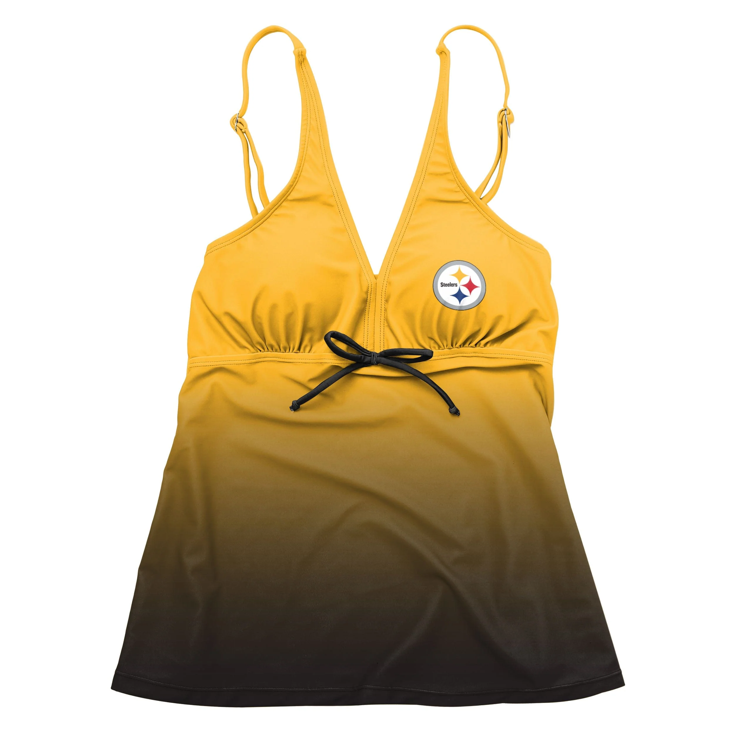 Pittsburgh Steelers NFL Womens Gametime Gradient Tankini - Image 2