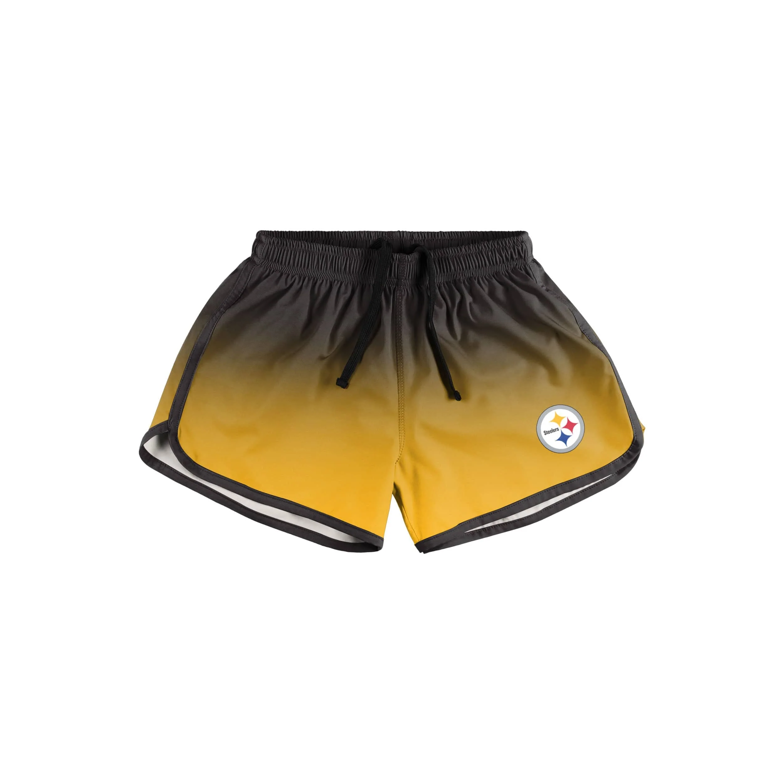Pittsburgh Steelers NFL Womens Gradient Running Shorts - Image 3