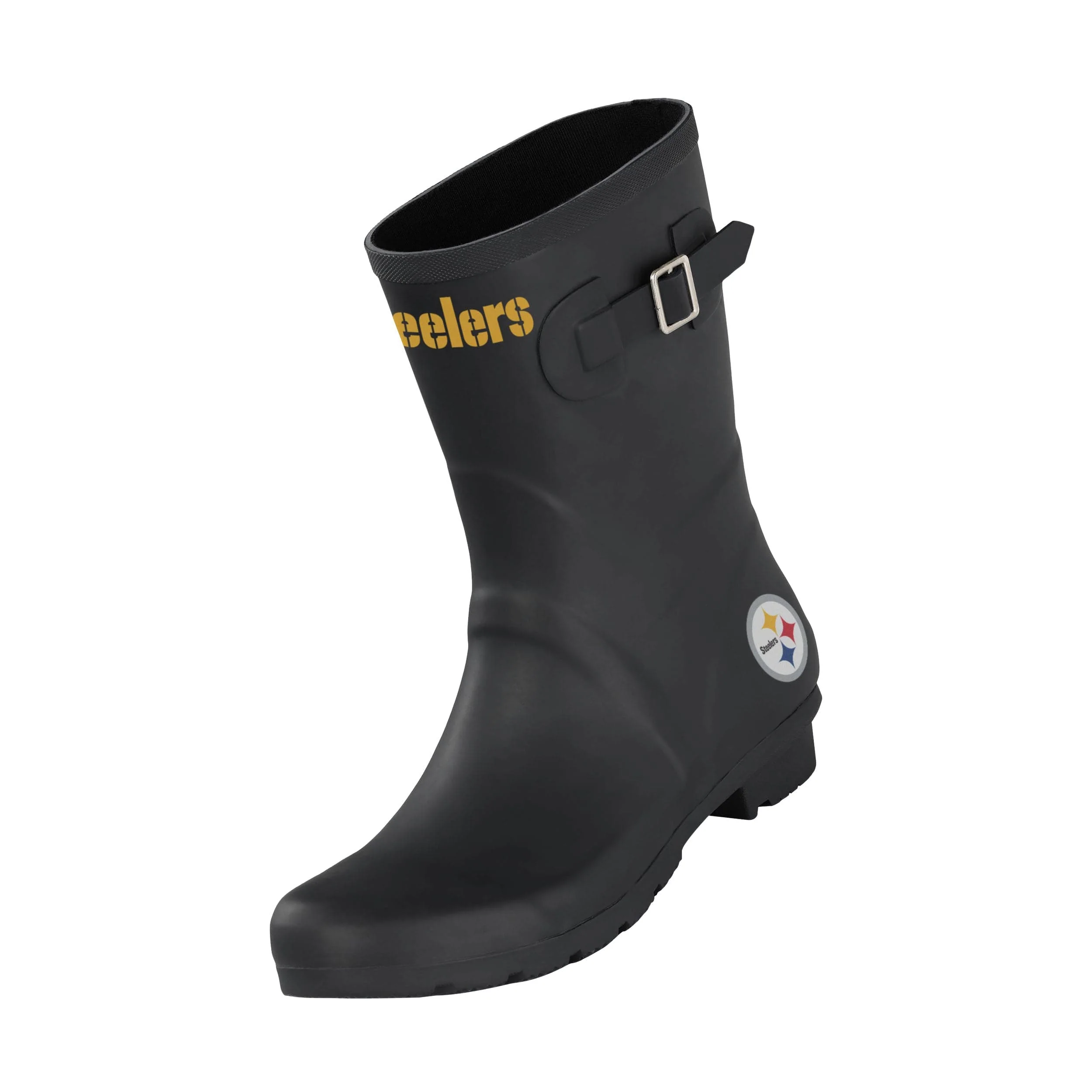 Pittsburgh Steelers NFL Womens Storm Ready Rain Boots - Image 2