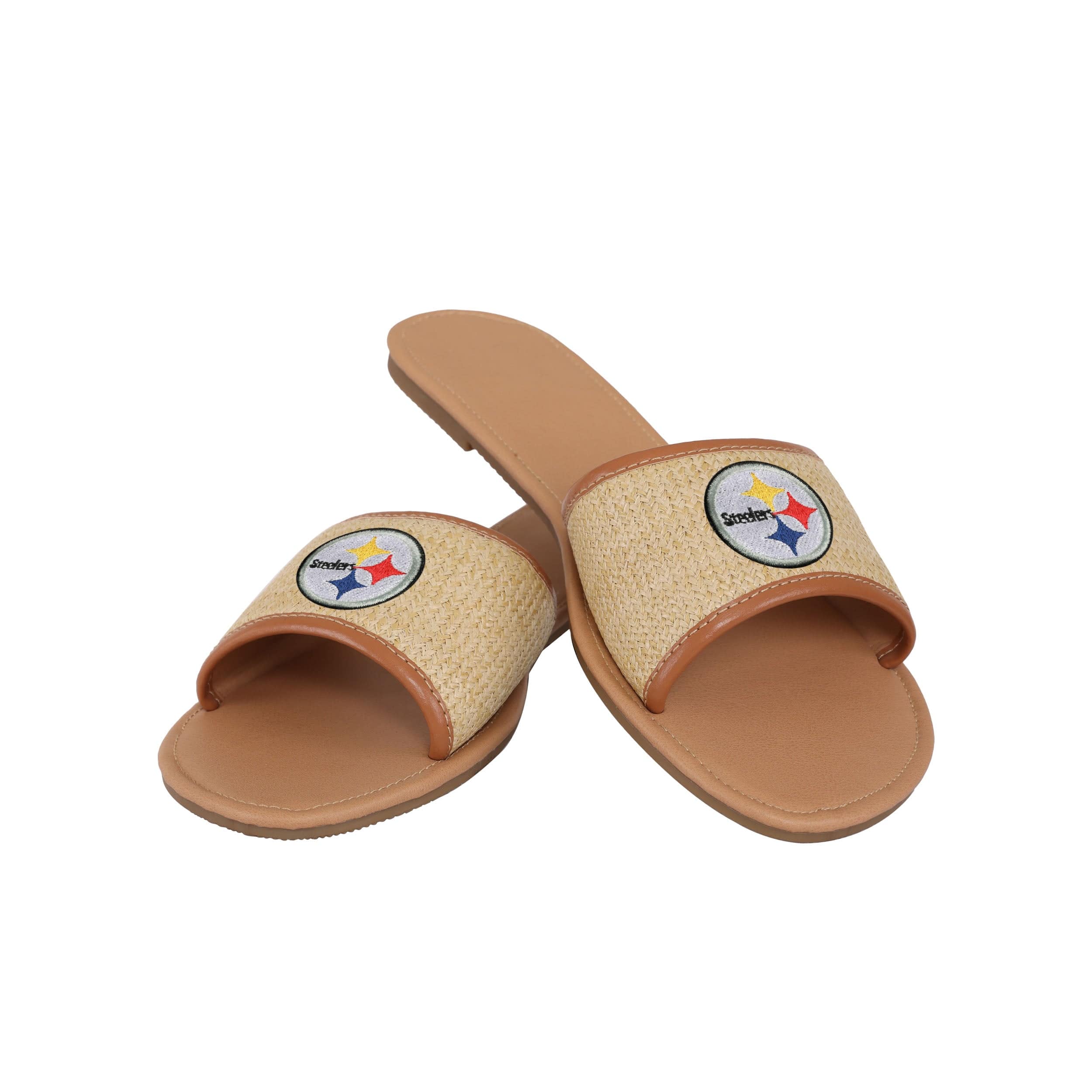 Pittsburgh Steelers NFL Womens Straw Slide