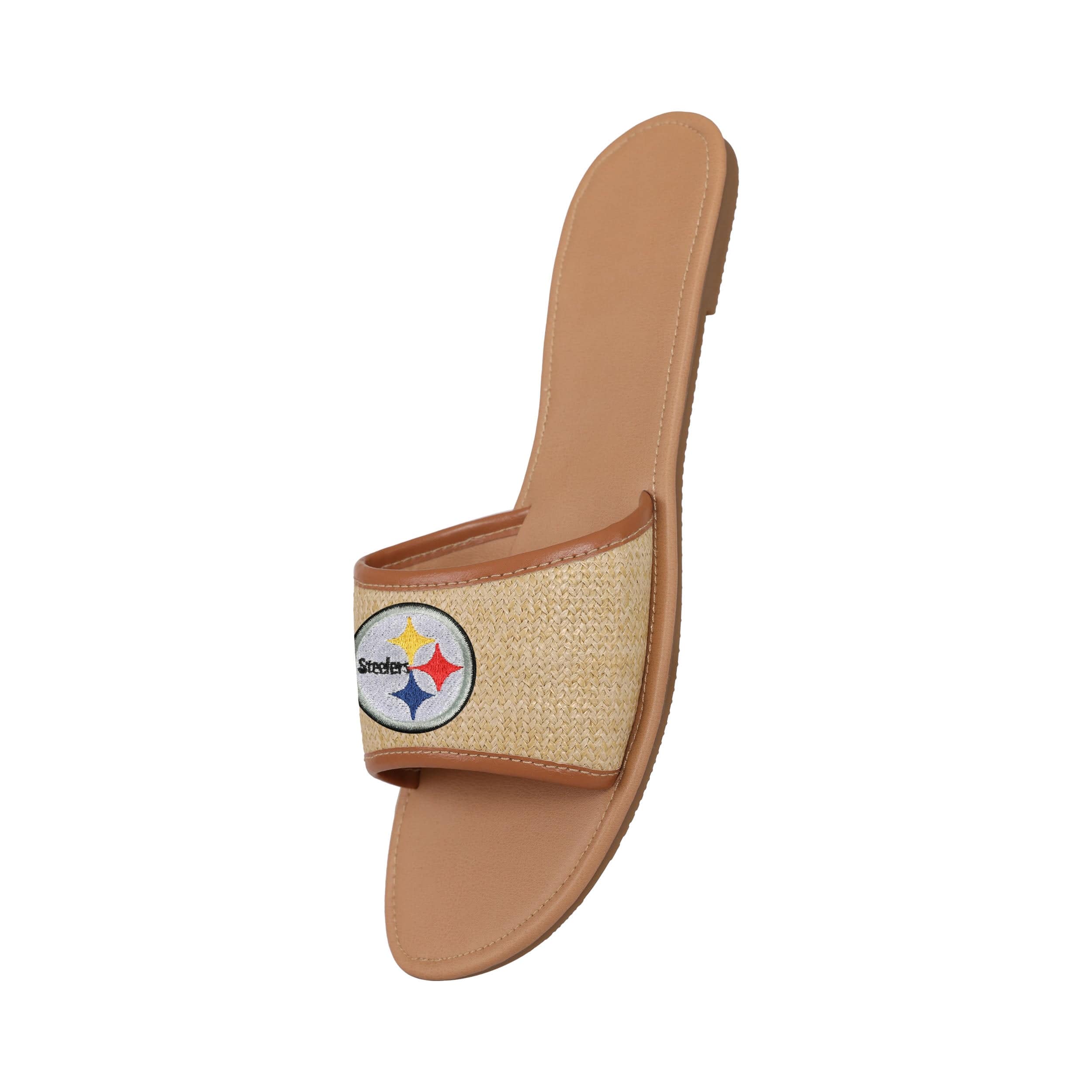 Pittsburgh Steelers NFL Womens Straw Slide - Image 2