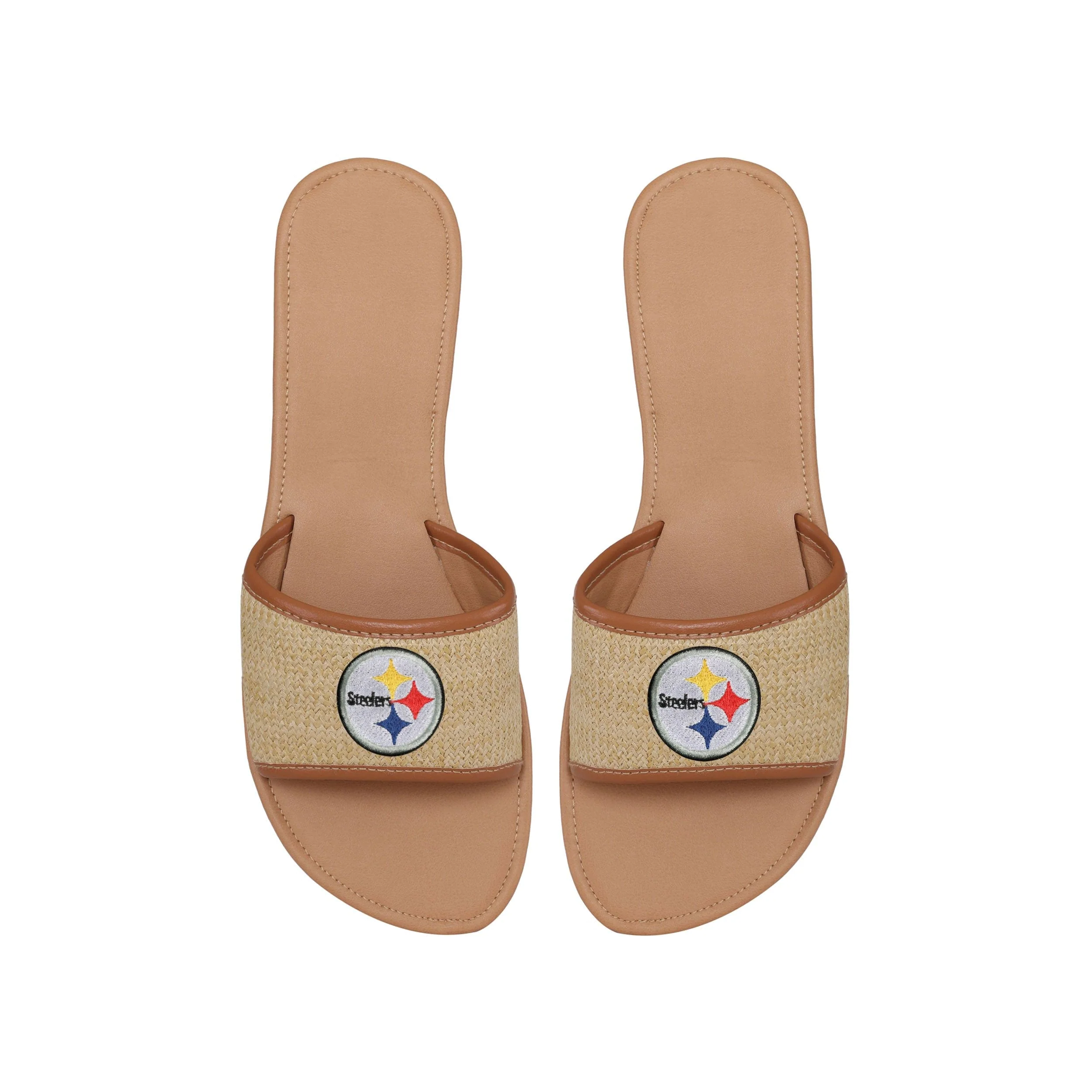 Pittsburgh Steelers NFL Womens Straw Slide - Image 3