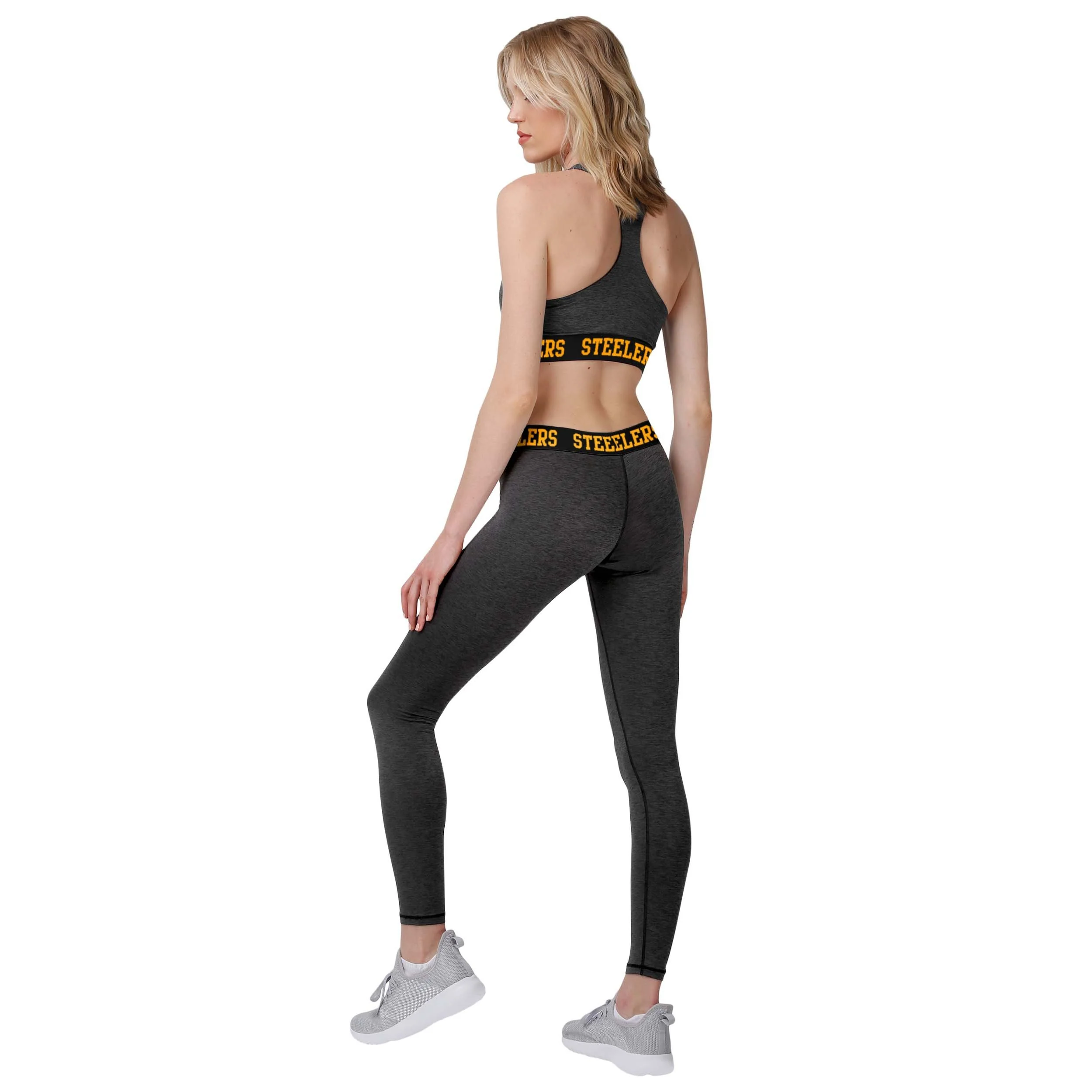 Pittsburgh Steelers NFL Womens Team Color Static Leggings - Image 3