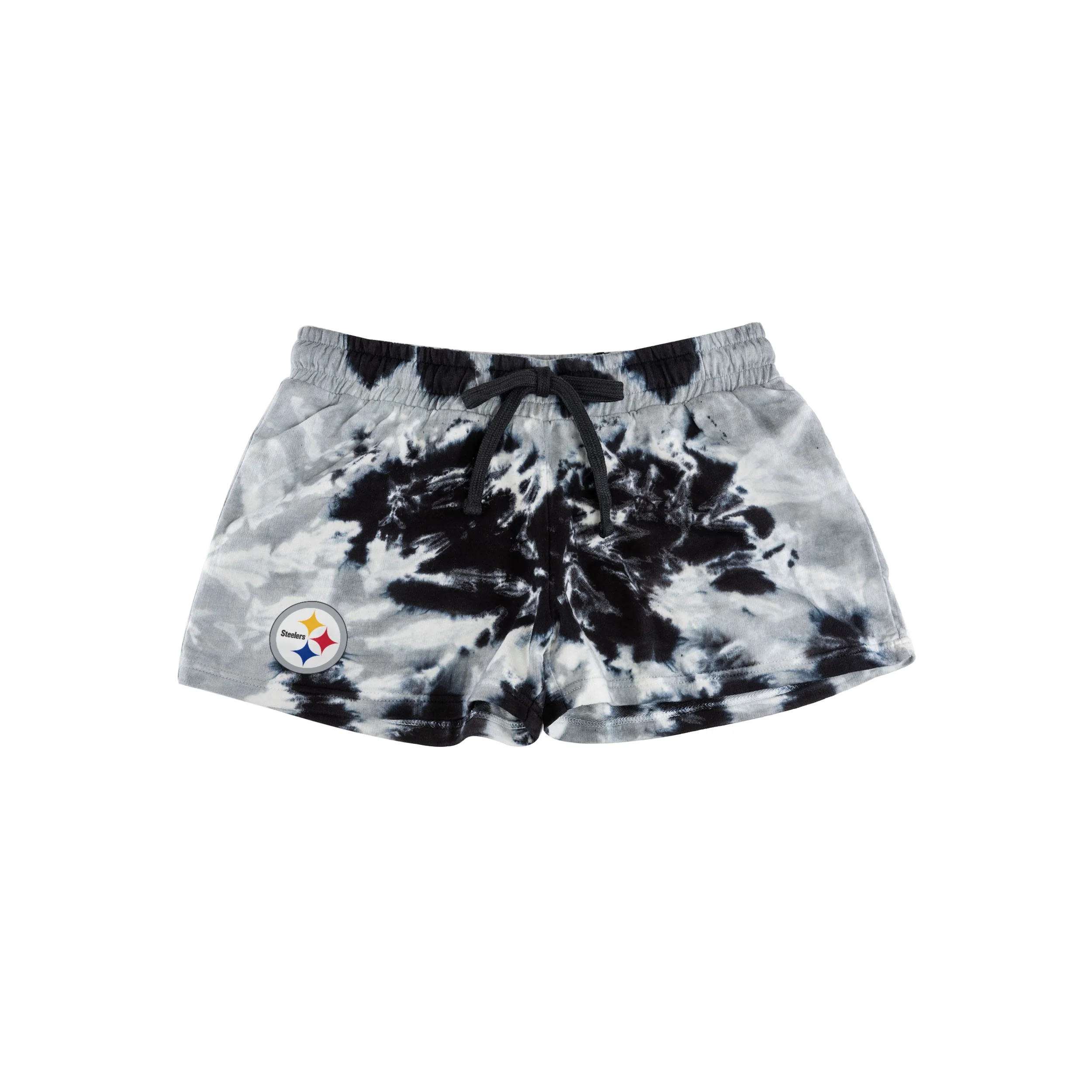 Pittsburgh Steelers NFL Womens Tie-Dye Rush Lounge Shorts - Image 3