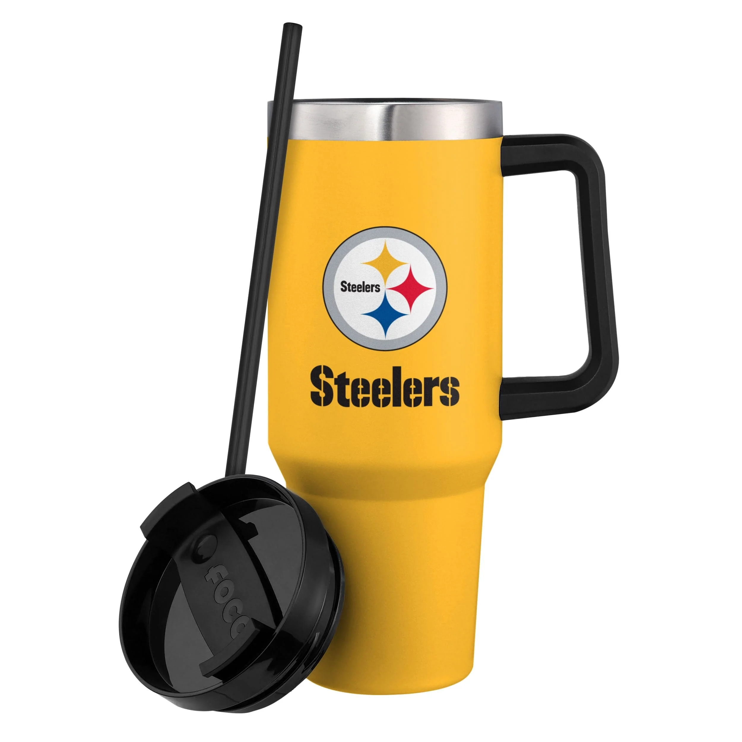 Pittsburgh Steelers NFL Yellow 40 oz XL Tumbler - Image 3